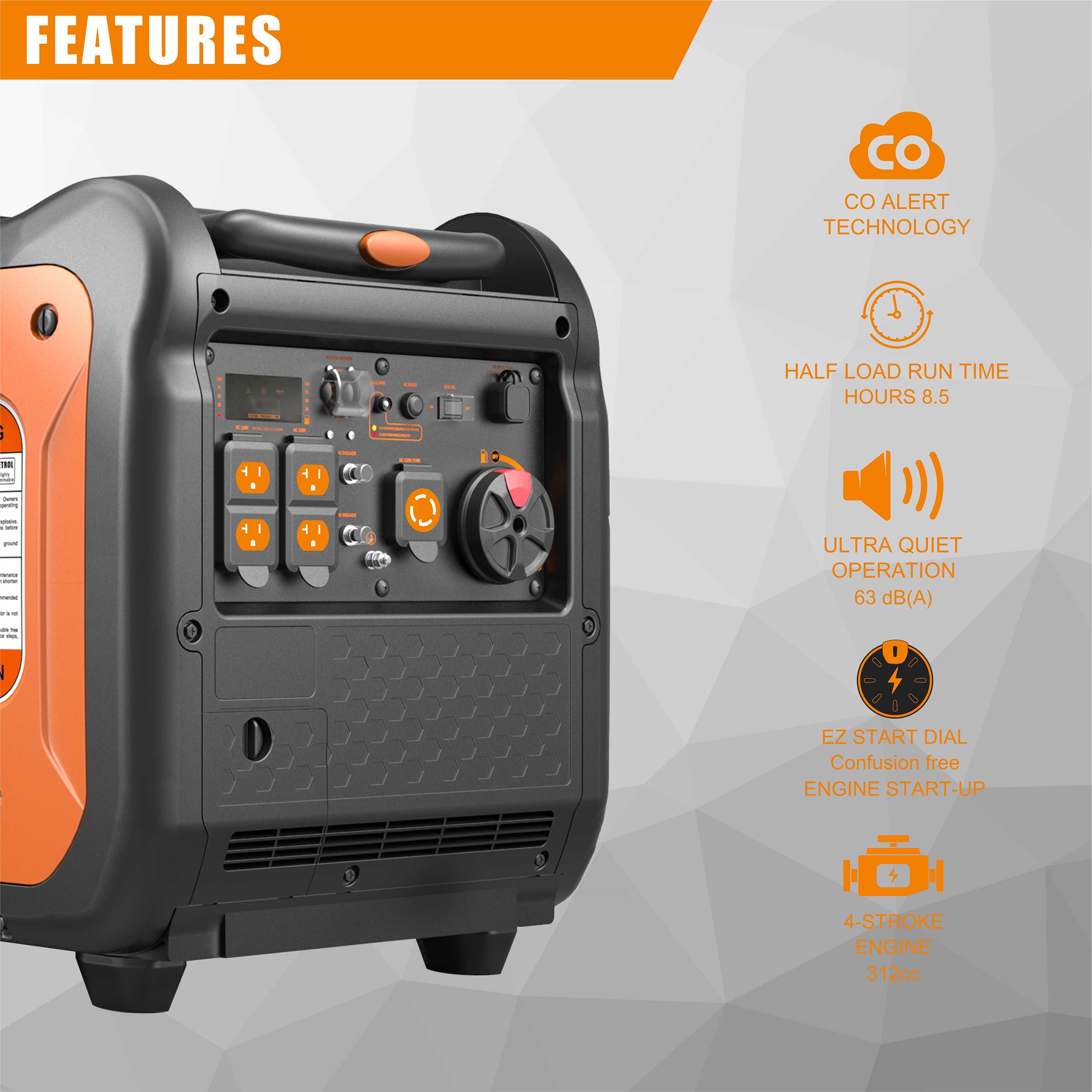 GENMAX GM5500I Inverter-Generators - View #4