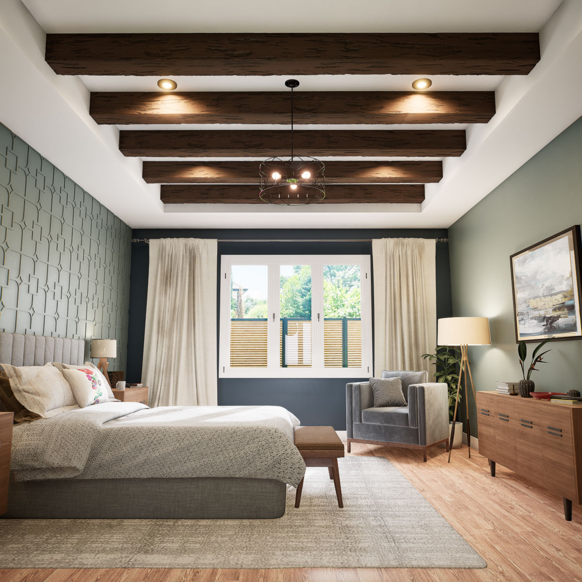 Ekena Millwork BMPC2C0040X120X192ZD Faux-Beams - View #7