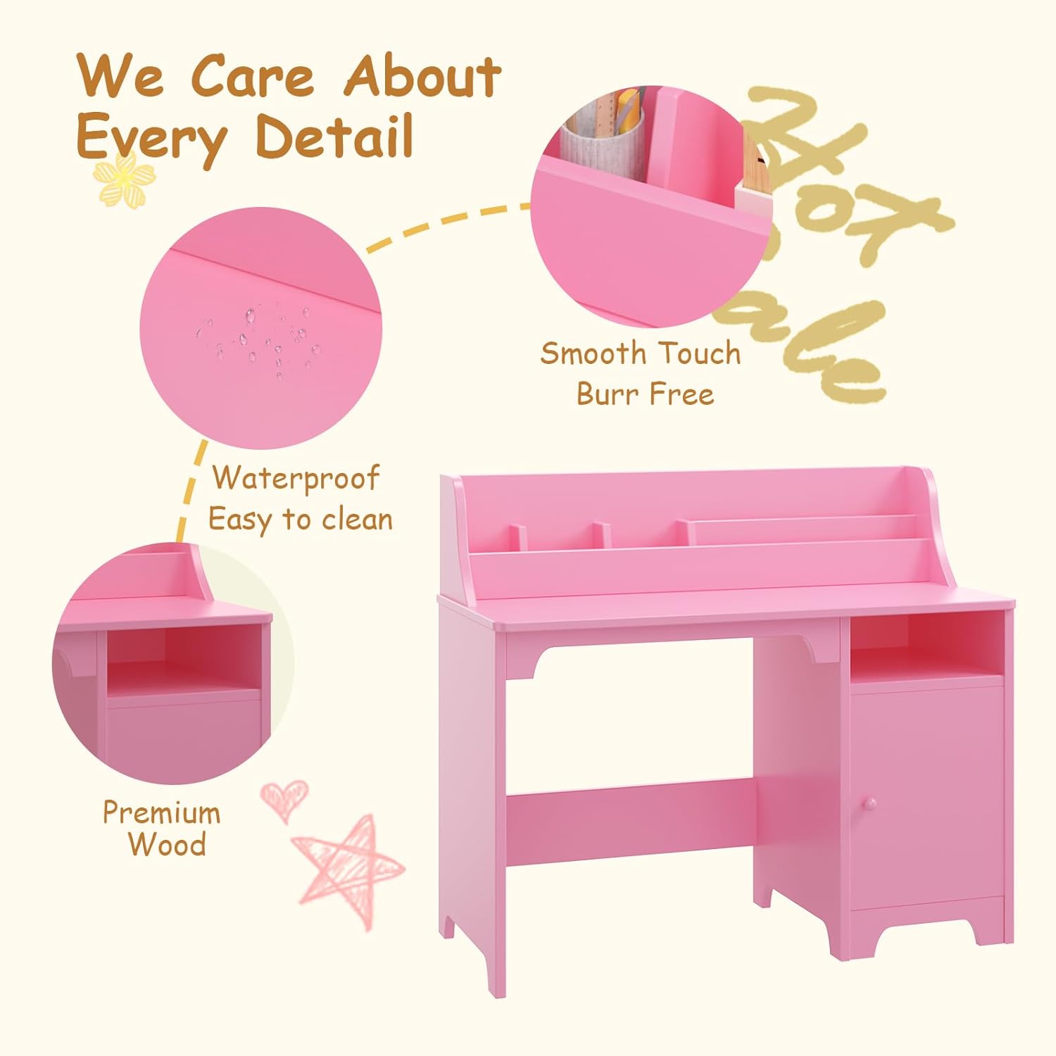 WhizMax LSNL-PTO-0Z3PU2NF Kids-Play-Tables - View #2