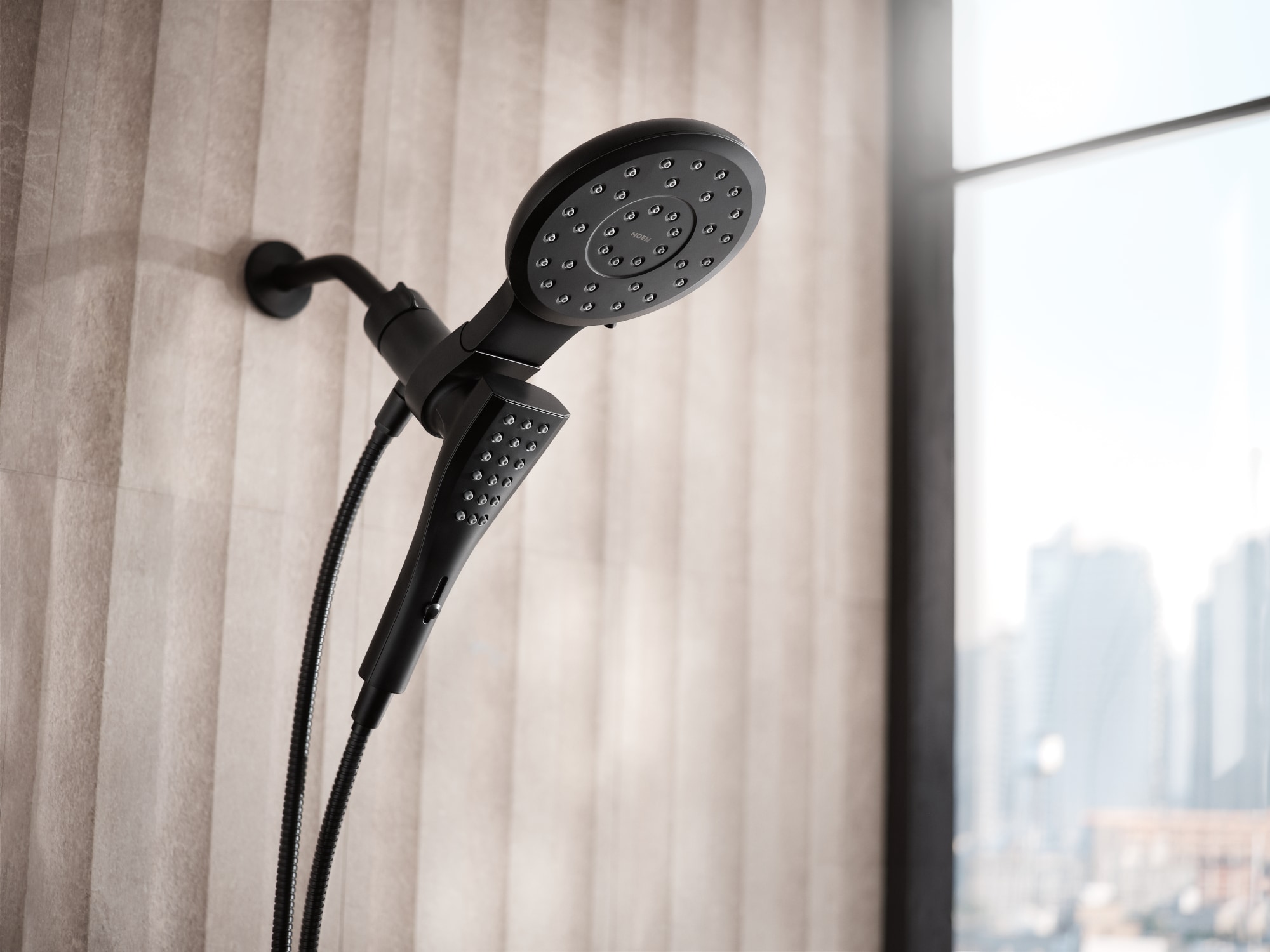 Moen 220C2EPBL Fixed-Showerhead - View #2