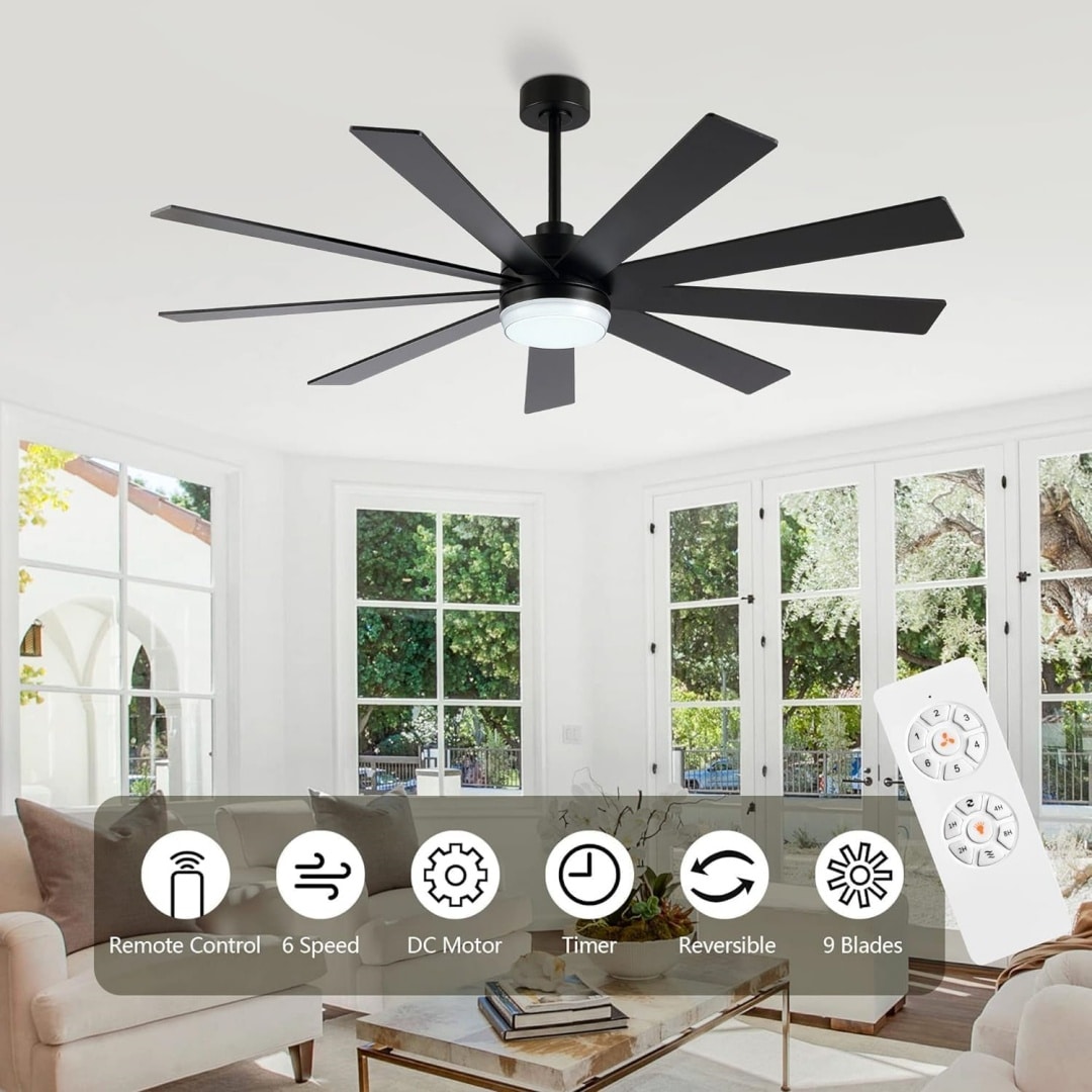 MLIAN WBCF-BS266-BK Ceiling-Fans - View #4