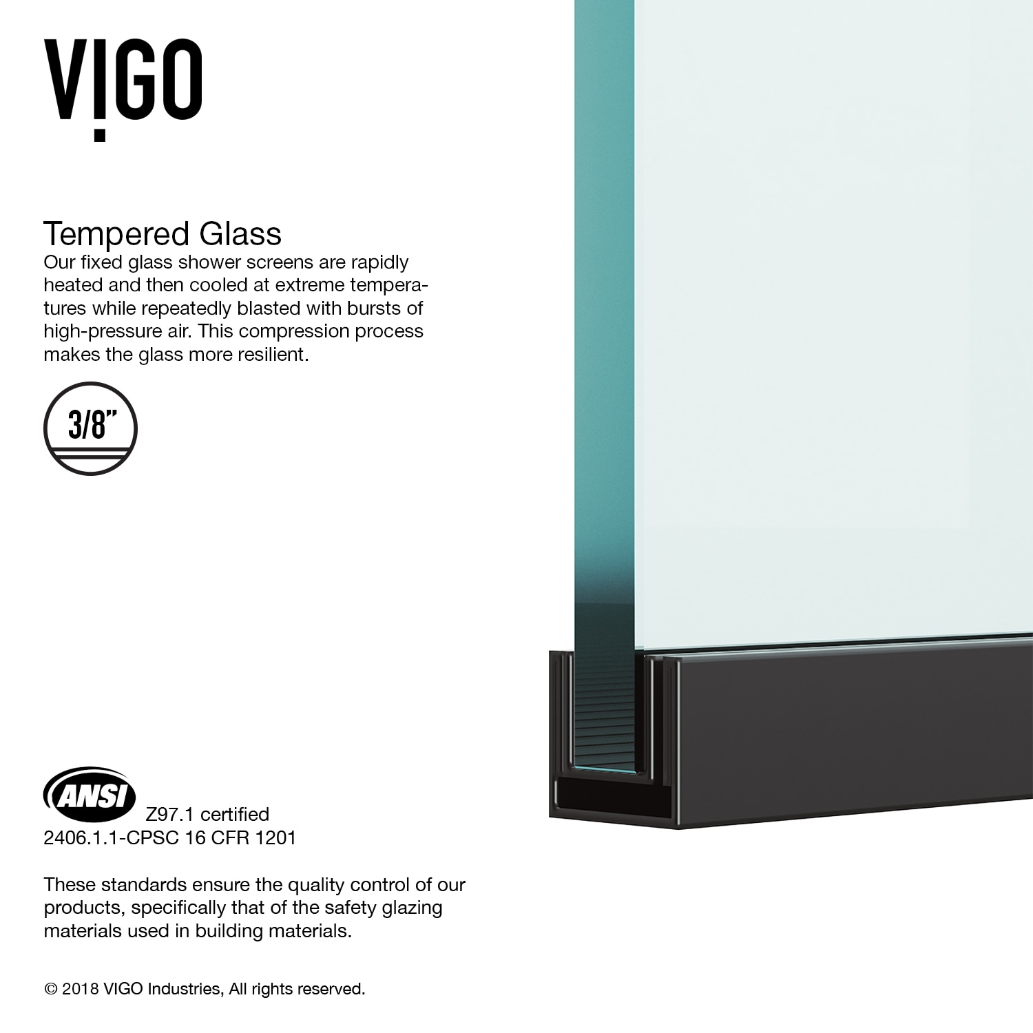 VIGO VG6077MBCL3474 Shower-Doors - View #7