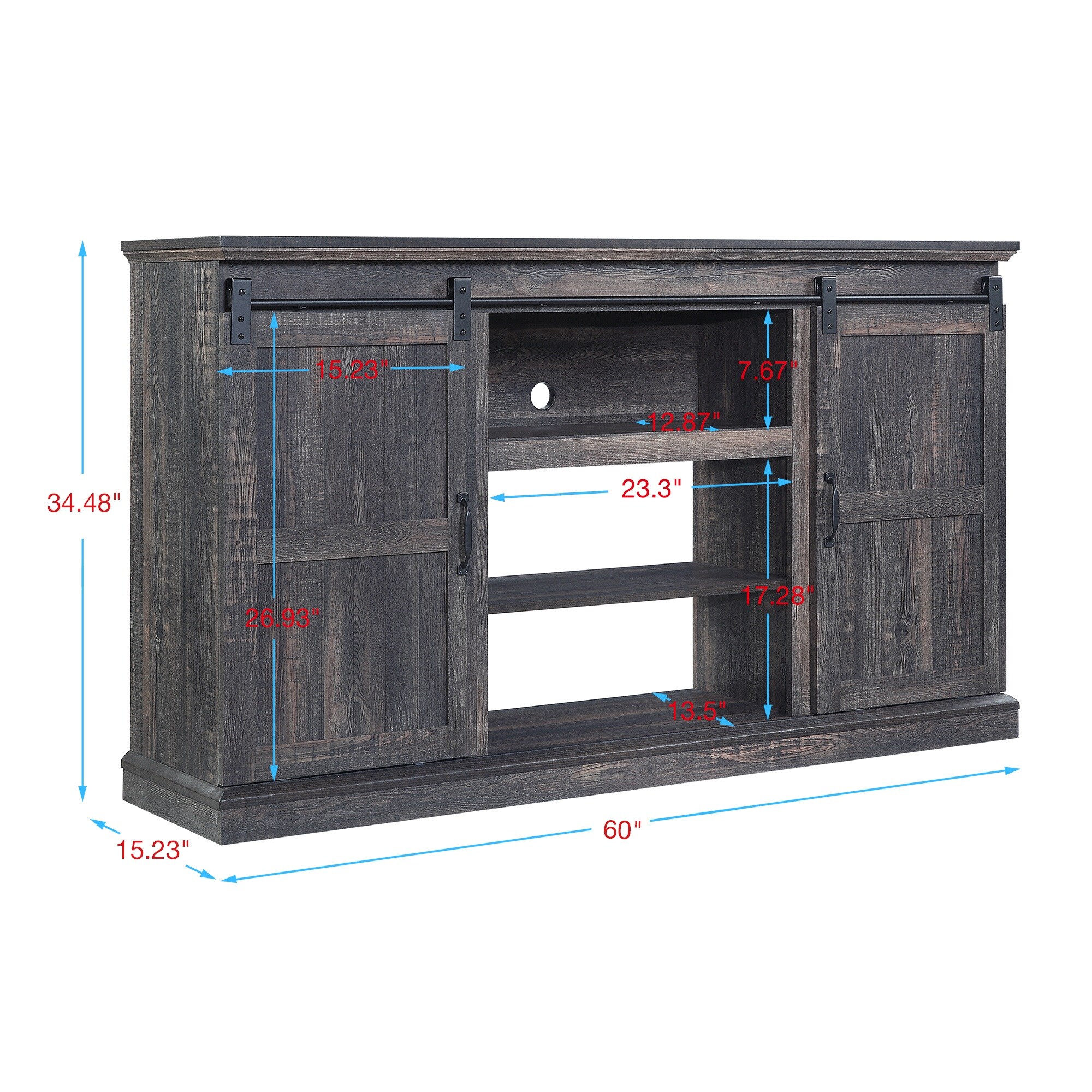 Manhattan Comfort TVFP2-BR Tv-Stands - View #3
