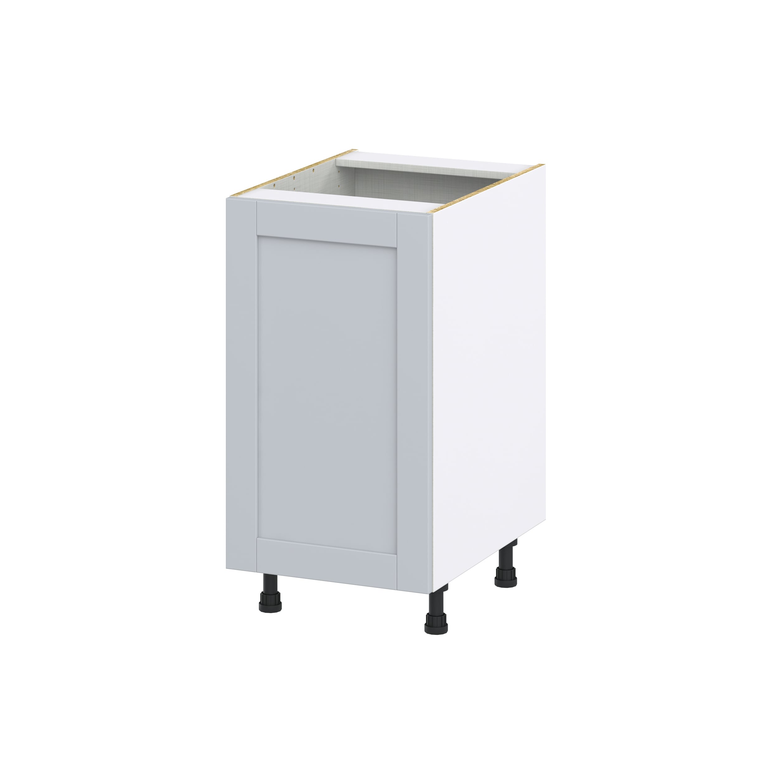 Hugo&Borg Charlesberg 24-in W x 34.5-in H x 24-in D Gray 3-Drawers Base Fully Assembled Cabinet (Flat Panel Shaker Style)