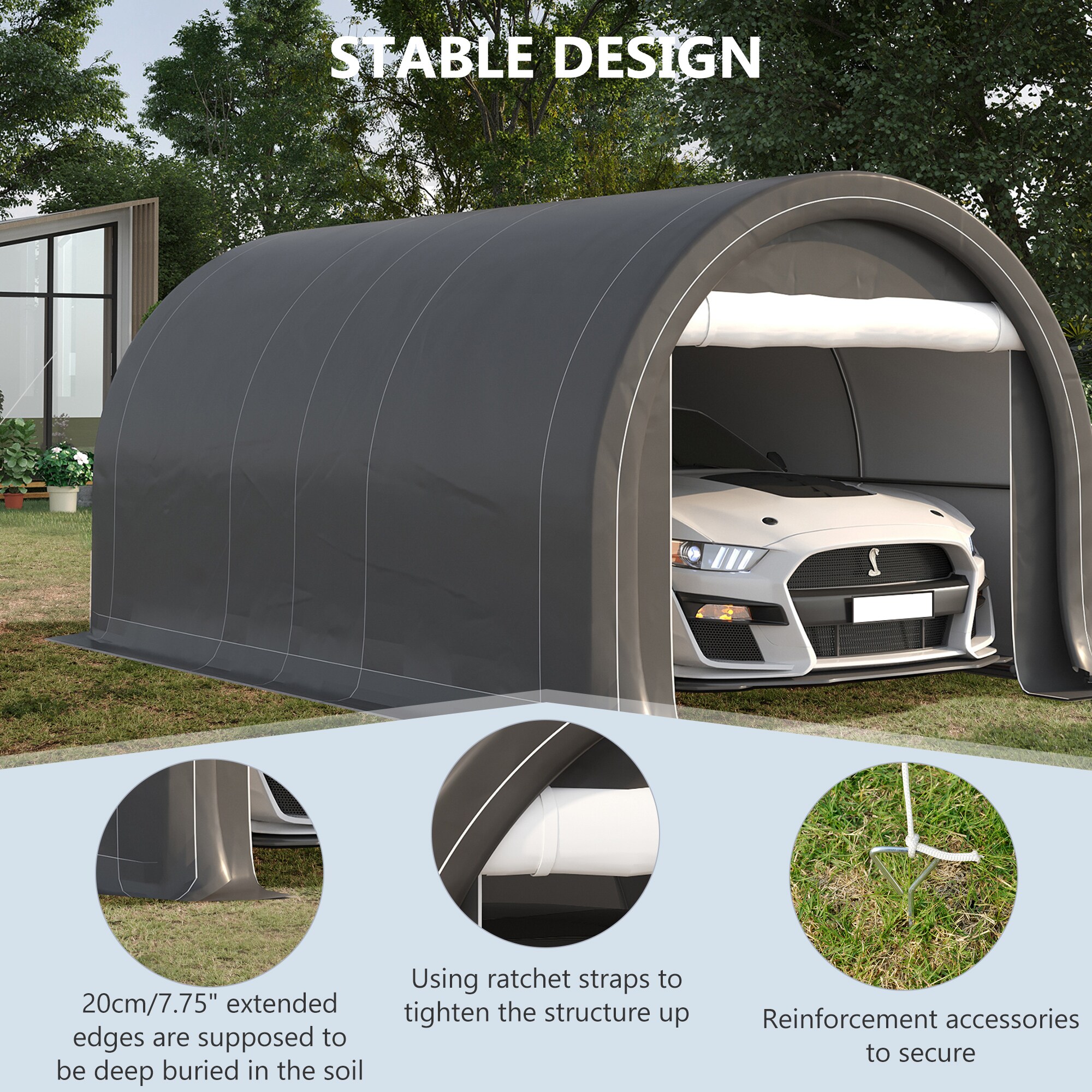Lycvki CP-12 Carport-Covers - View #3