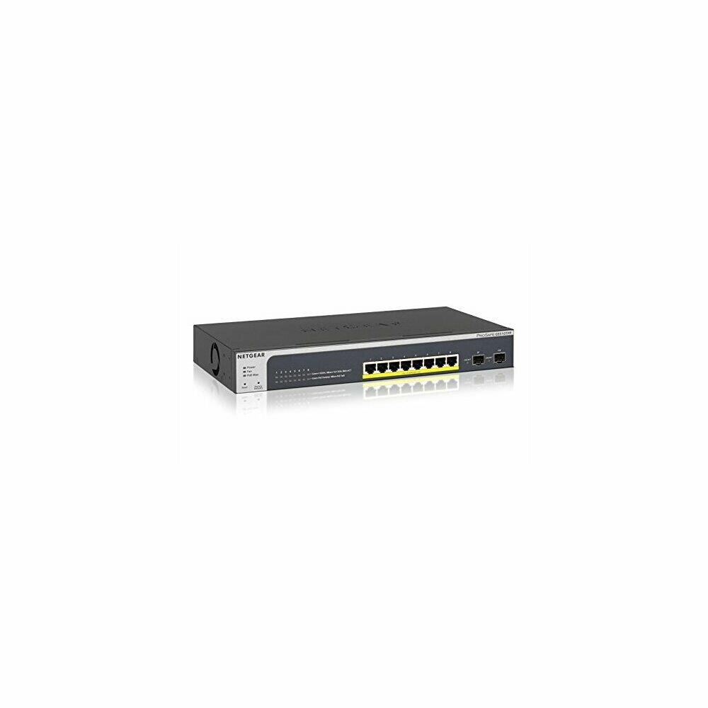 NETGEAR Netgear GS510TPP-100NAS 190 watt Smart 8P Gigabit PoE 2