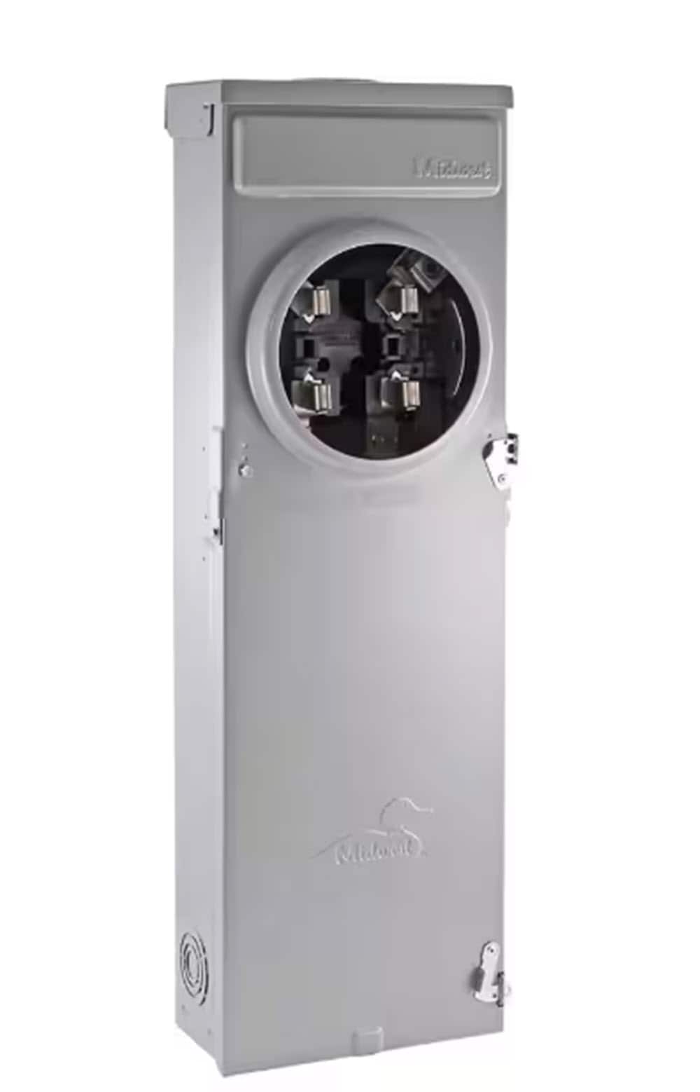 Midwest R281CB1AEPP 200 -Amp 4 -Spaces 8 -Circuit Outdoor Main Breaker Meter Combo Load Center