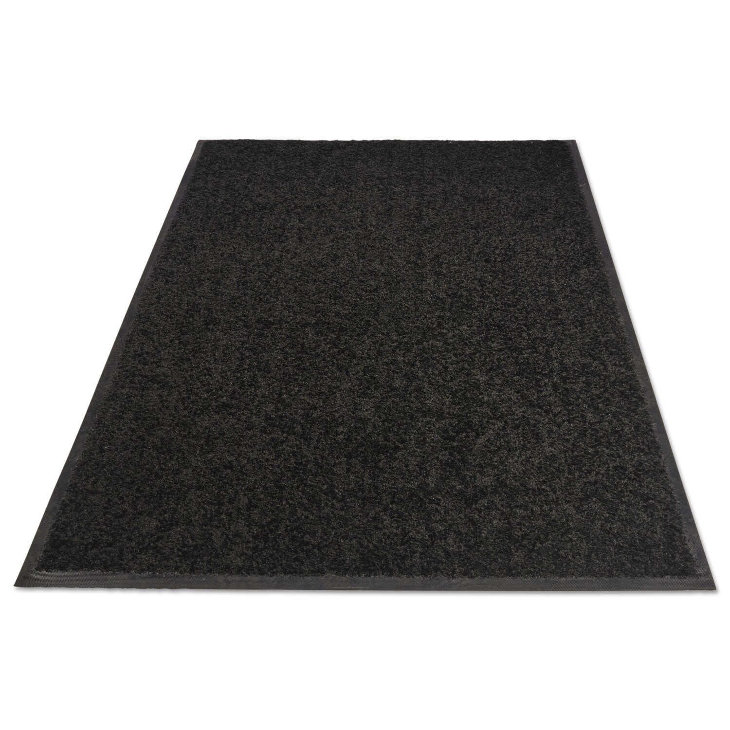 Guardian 3-ft x 5-ft Black Rectangular Indoor Door Mat in the Mats