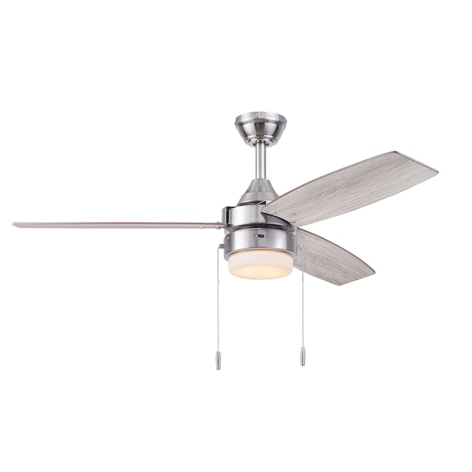 Brushed Nickel Indoor Ceiling Fan, 48 Aislee 3 Blade Ceiling Fan With Remote