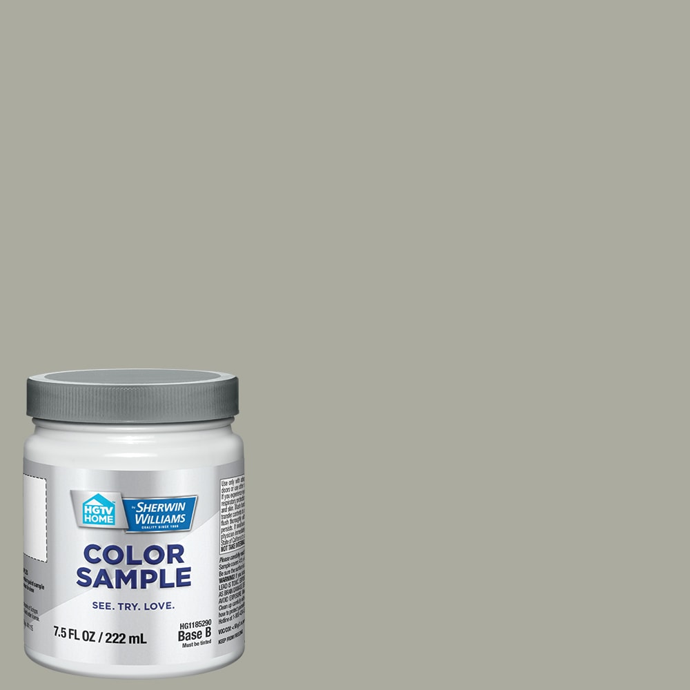 HGTV HOME by Sherwin-Williams HGSW3265 Escape Gray HGSW3265 Tintable Paint sample ( Half-pint )