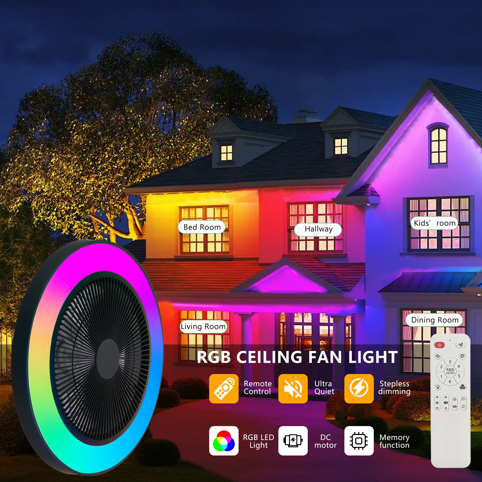 Cuschoice LWH-15-PL Ceiling-Fans - View #6