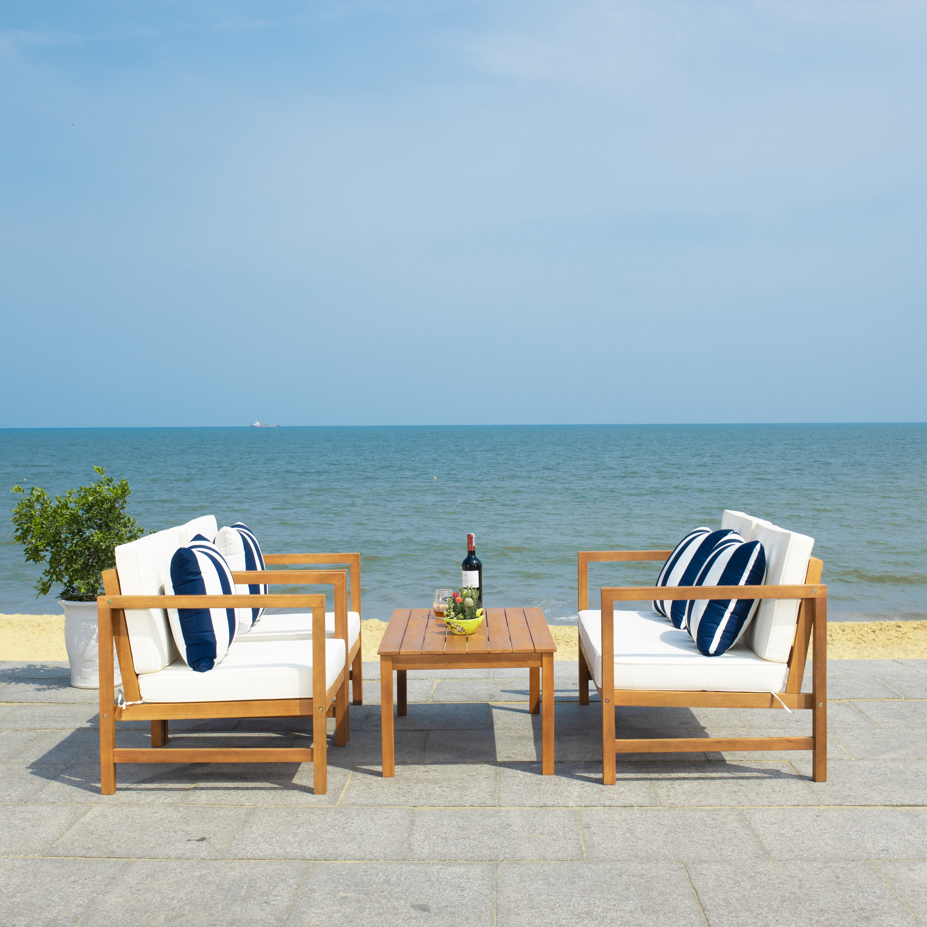 Safavieh PAT7030F Patio-Conversation-Sets - View #4