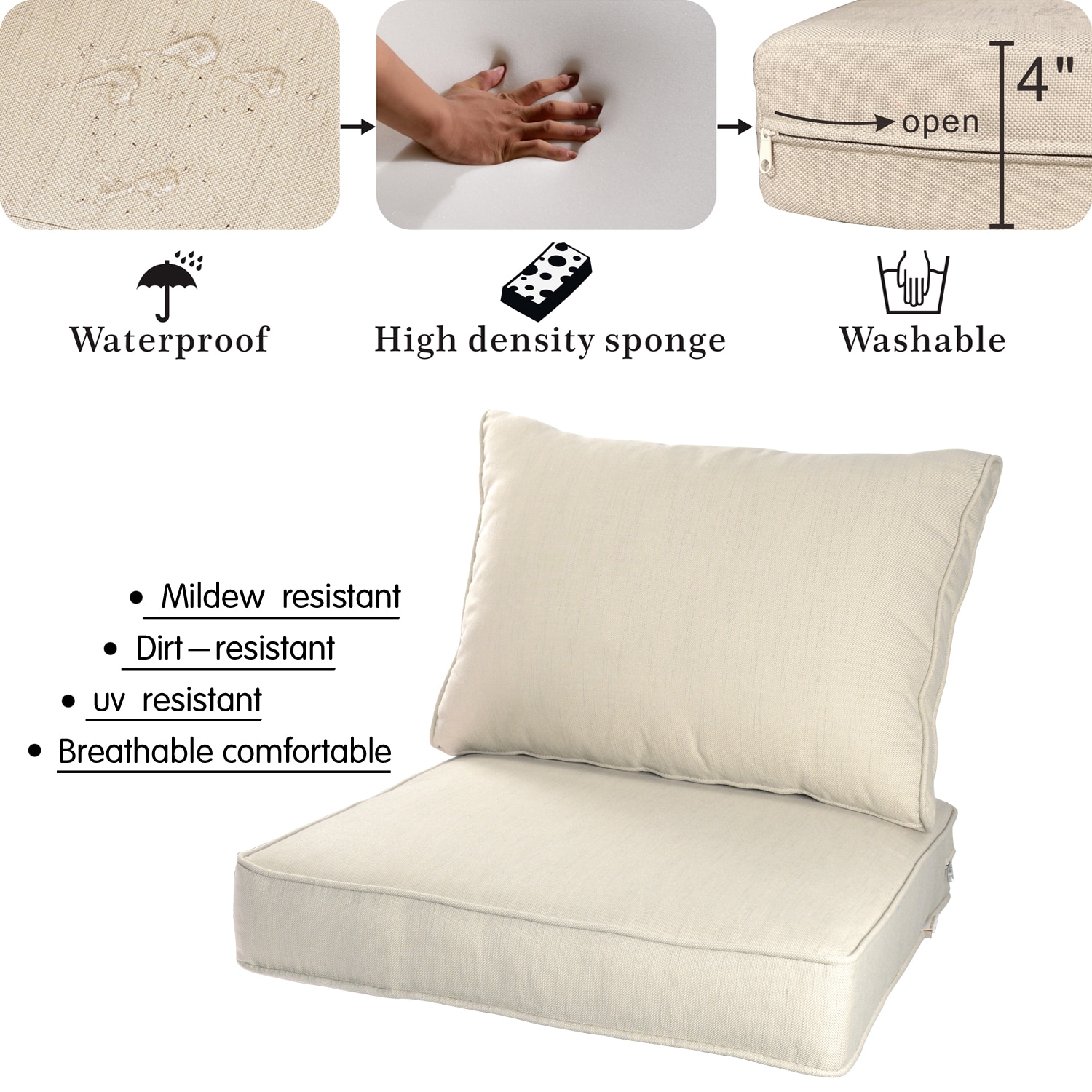Ovios KS200 Patio-Conversation-Sets - View #2
