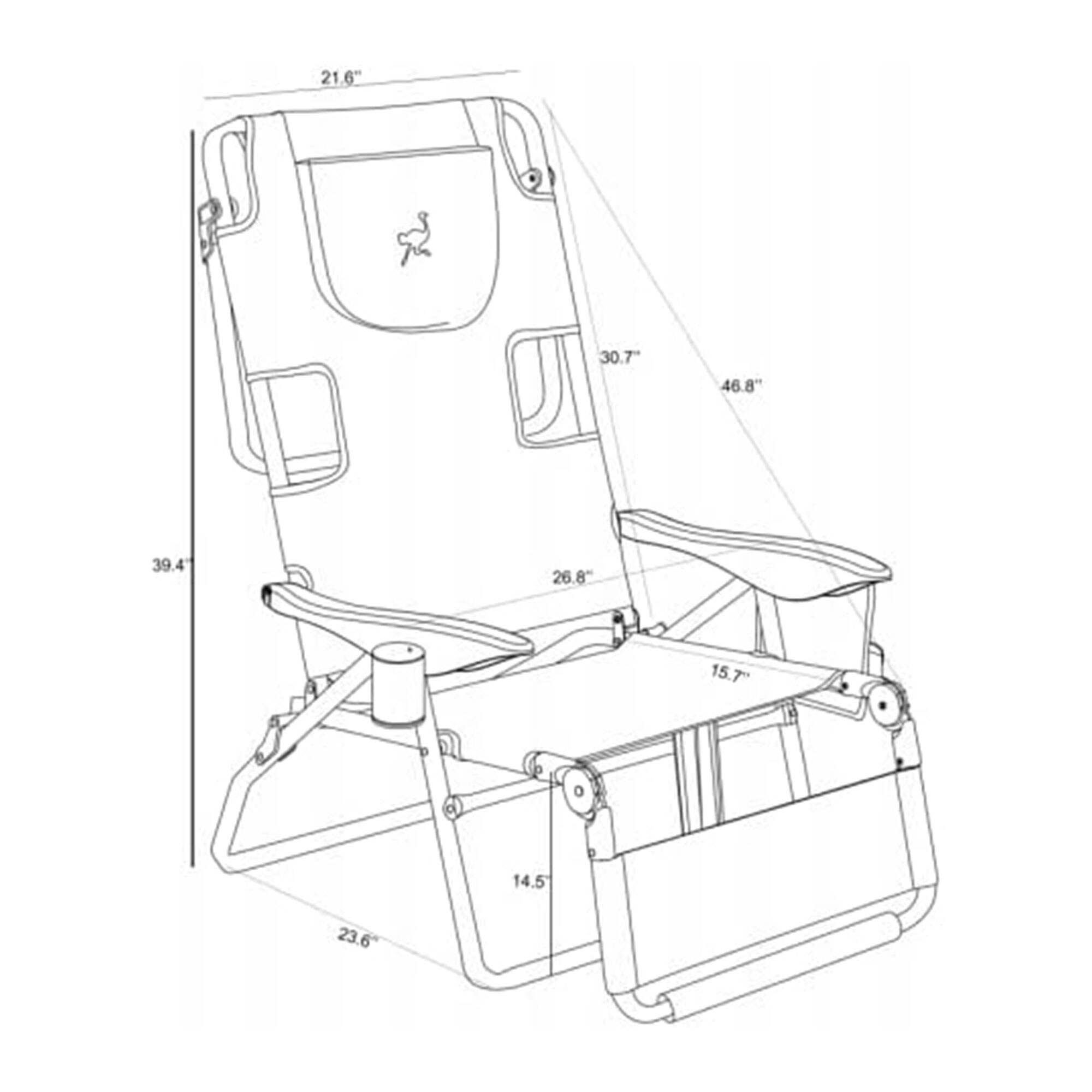 Deltess 398788 Beach-Camping-Chairs - View #4