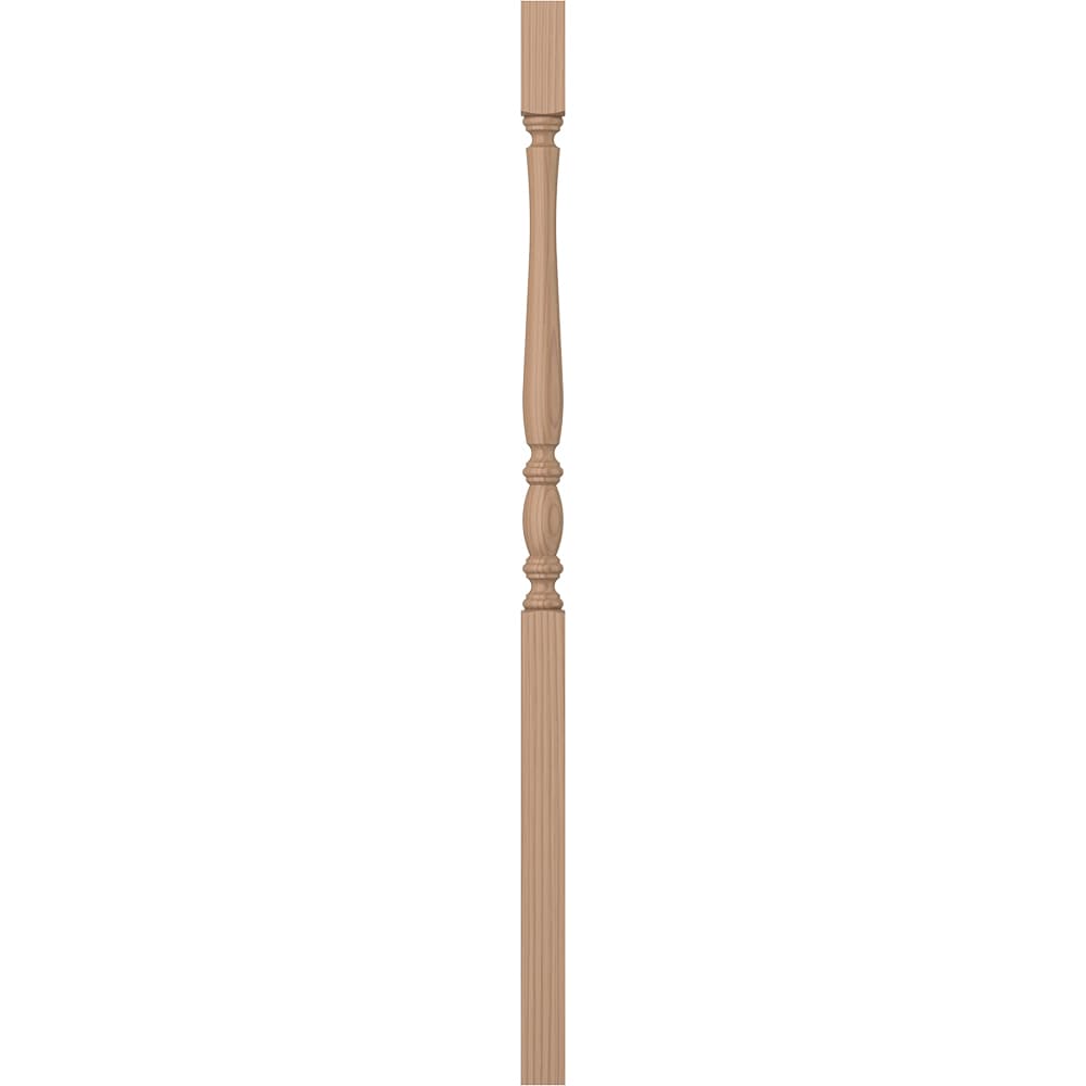 L.J. Smith Stair Systems LJP-2405-P 42 42-in x 1.25-in Unfinished Poplar Square Top Stair Baluster
