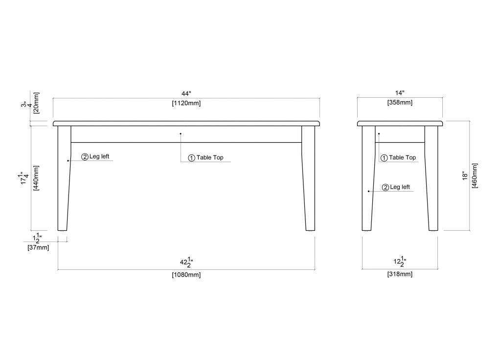 Boraam Industries 36636 Dining-Benches - View #6