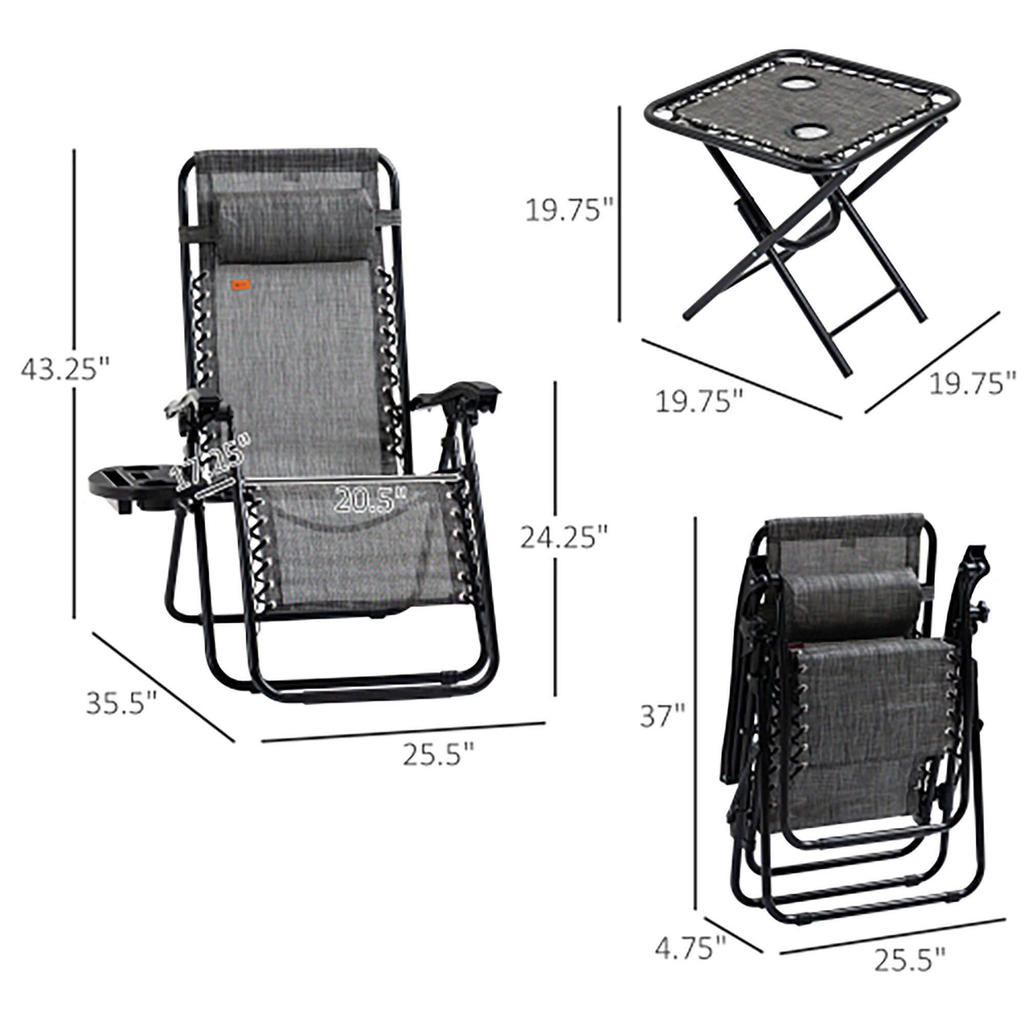 CASAINC WFEHAC-02-GY Patio-Chairs - View #4