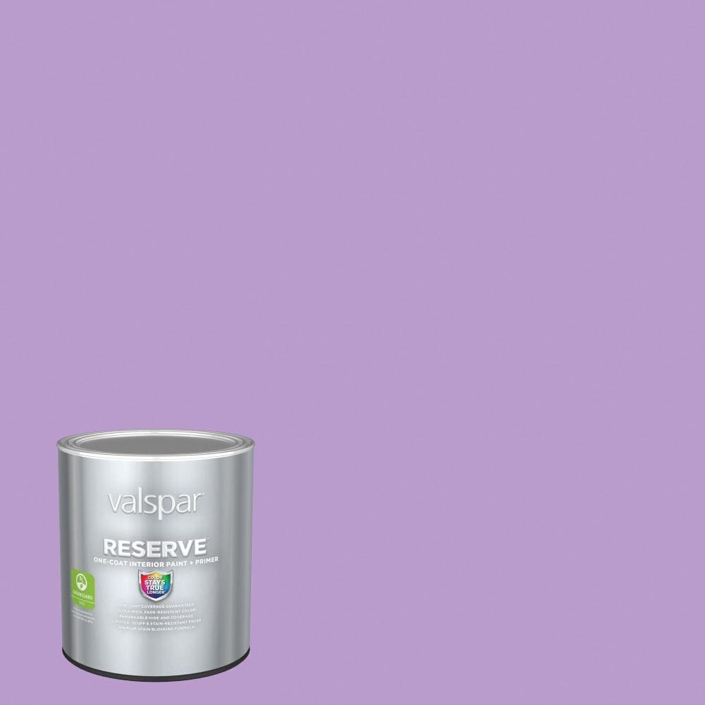 Valspar 4002-10A-2916562 Reserve Flat Purple Gala 4002-10A Latex Interior Paint Paint + Primer ( 1-quart )