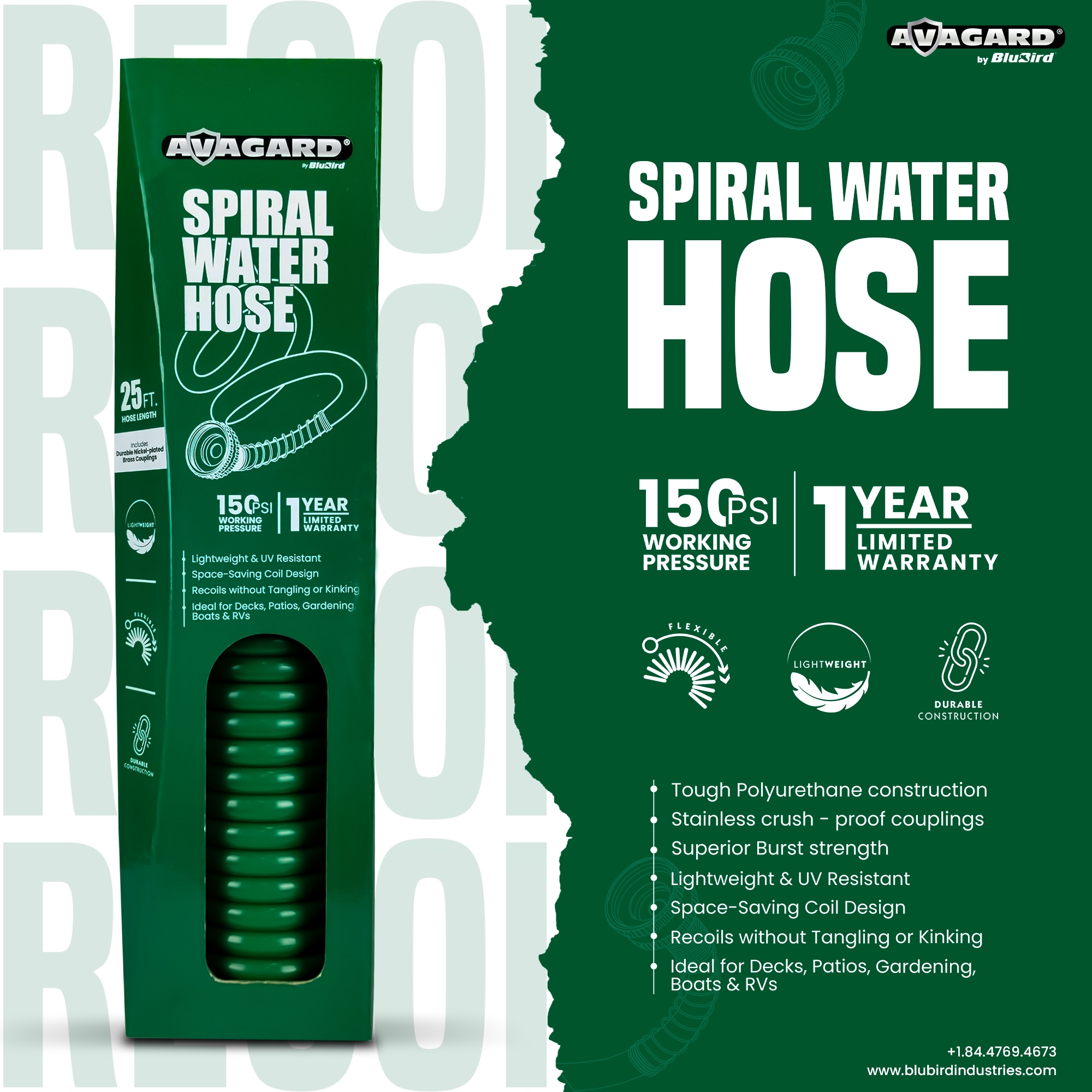 AVAGARD AVGRWH25FT-GN Water-Hoses - View #3