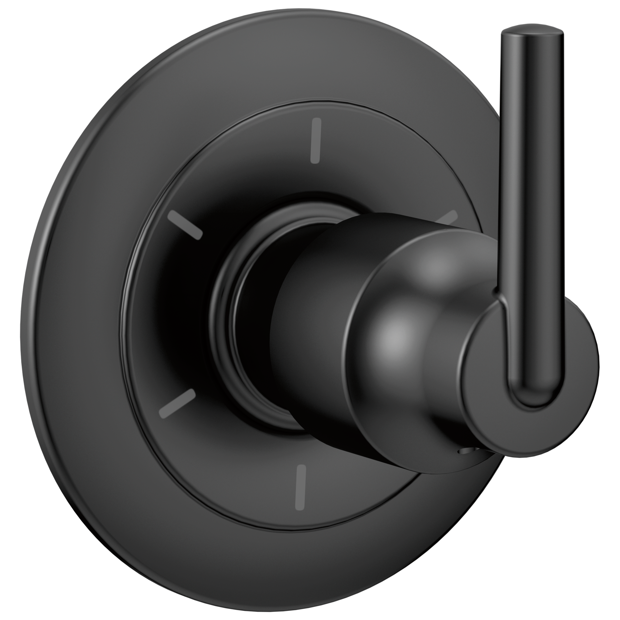 Delta T11959-BL Trinsic Matte Black 2.5-Inches Universal Bathtub/Shower Diverter 0.5-Inches -ID