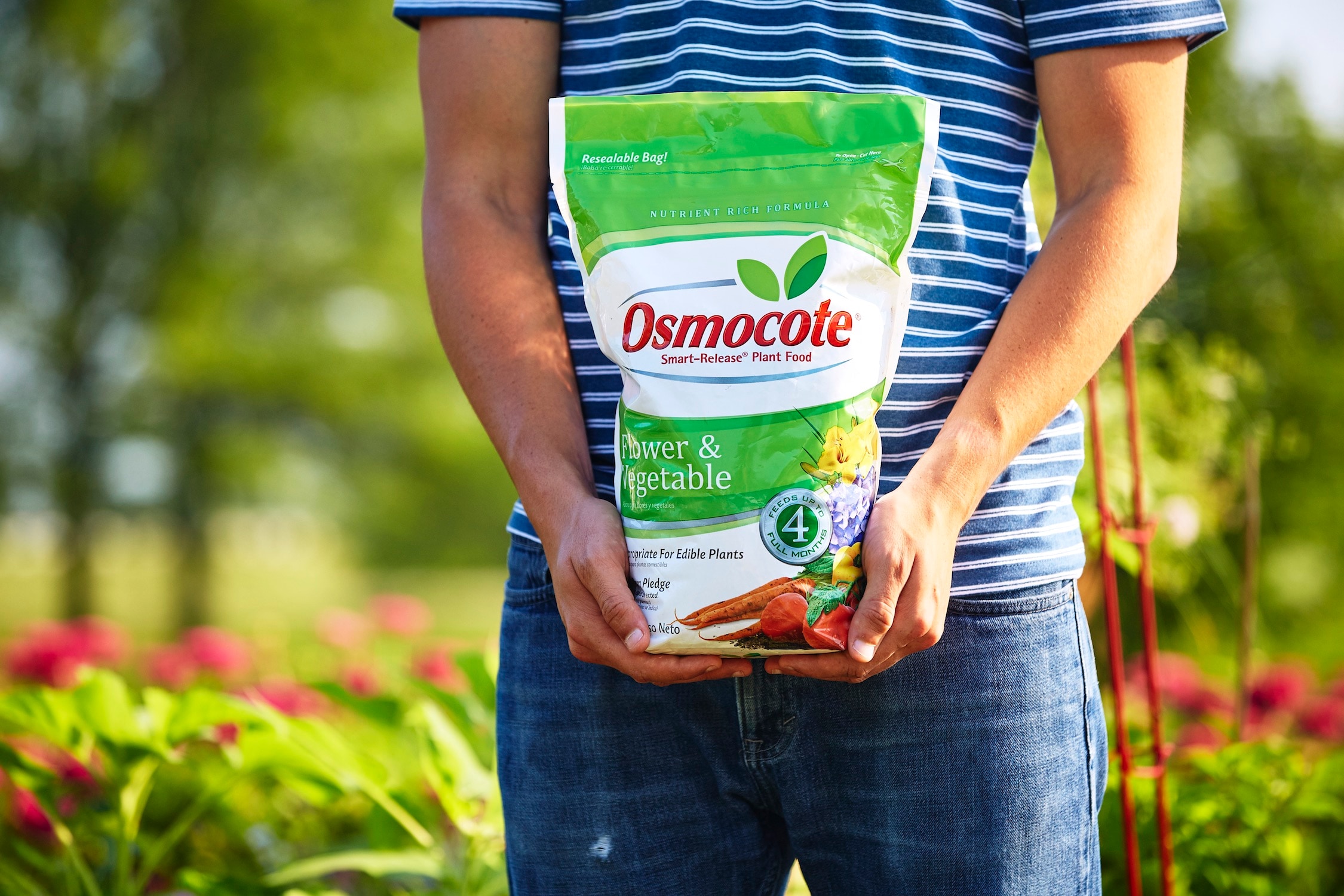  Osmocote Smart-Release Plant Food Plus Outdoor & Indoor, 8 lb.  : Fertilizers : Patio, Lawn & Garden