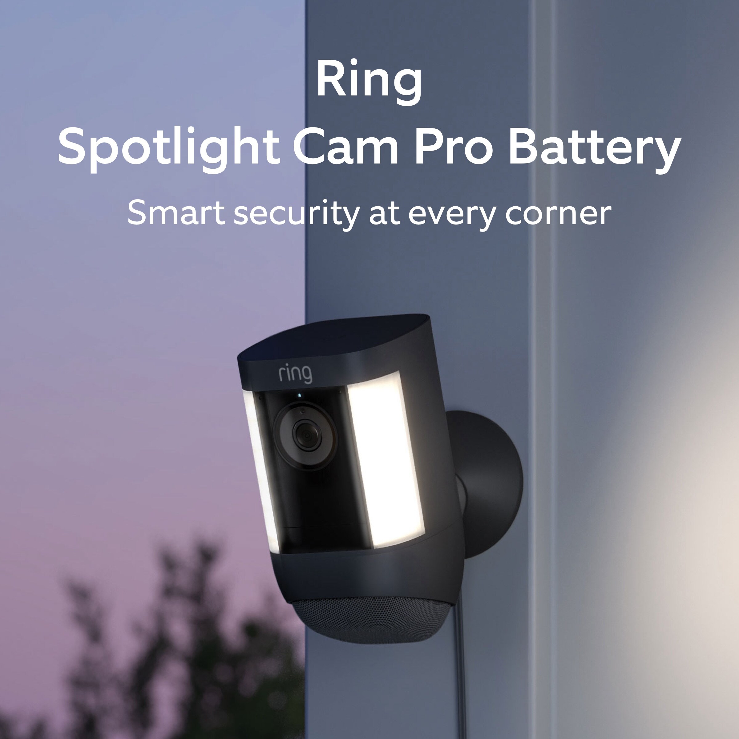 Ring Spotlight Cam Pro, Plug-In – Smart Security Video Camera with 2 Motion-Activated LED Spotlights, Dual Band Wifi, 3D Motion Detection, Black B09DRCLHQT Sansujyuku sansujyuku.com