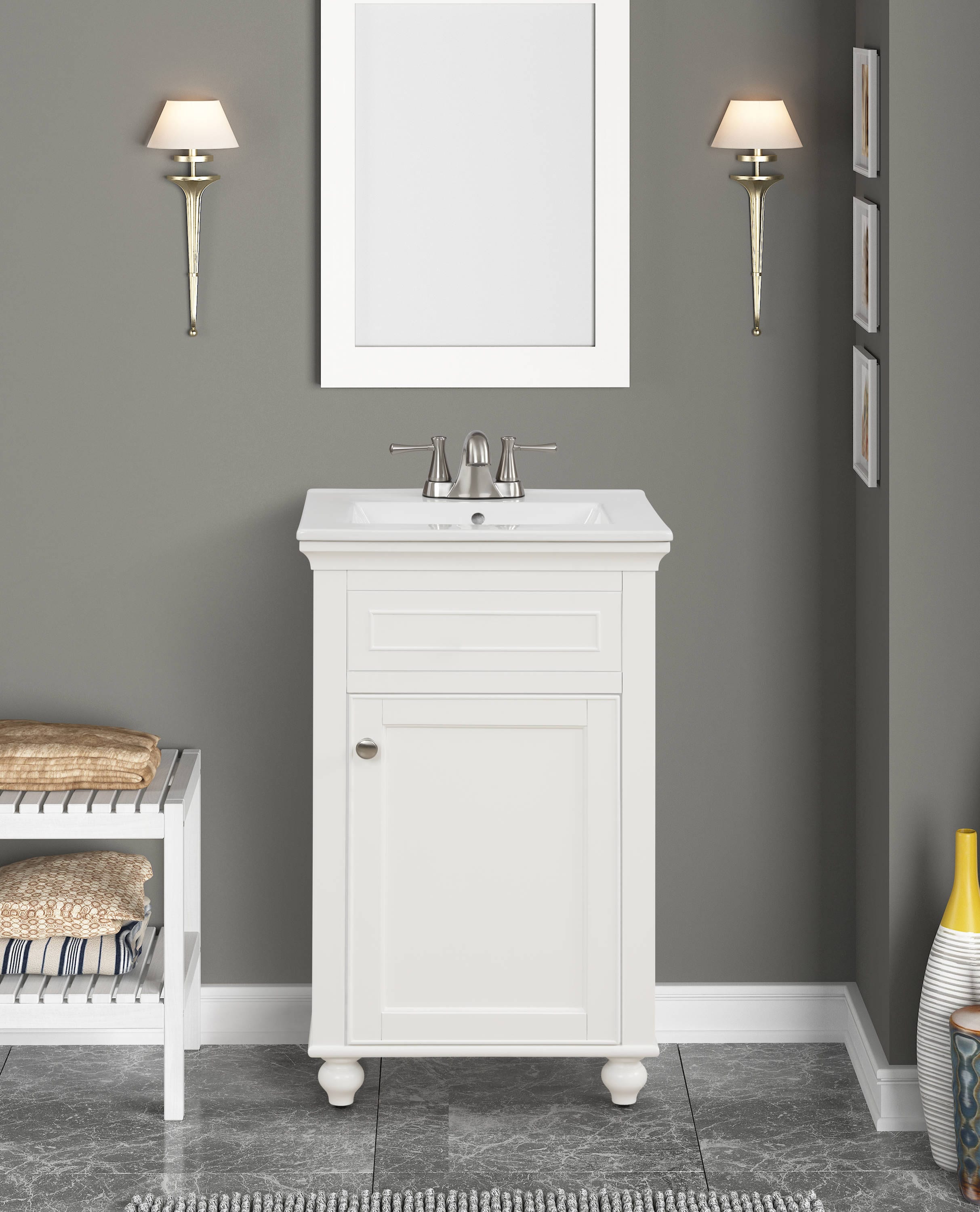 lowes freestanding bathroom sinks