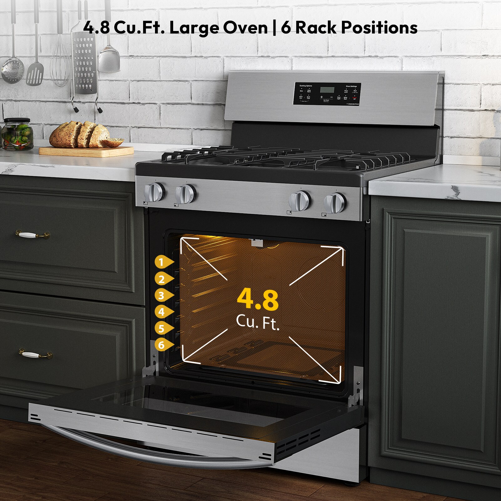 Empava EMPV-30GR14 Freestanding-Gas-Ranges - View #2