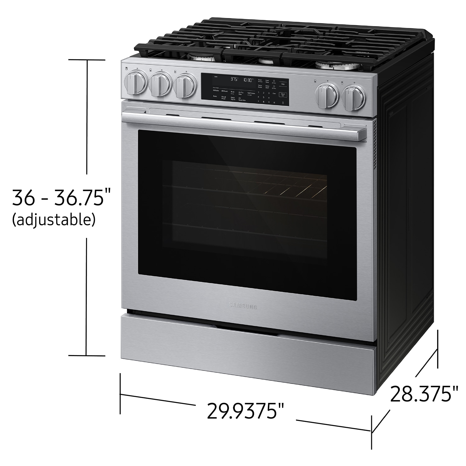 Samsung NSG90H60SR Freestanding-Gas-Ranges - View #13