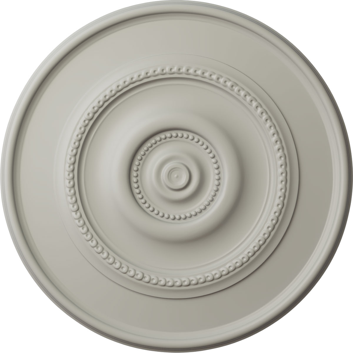 Ekena Millwork CM30DYPCF Dylar 30-in W x 30-in L Painted Pot Of Cream Polyurethane Whole Ceiling Medallion
