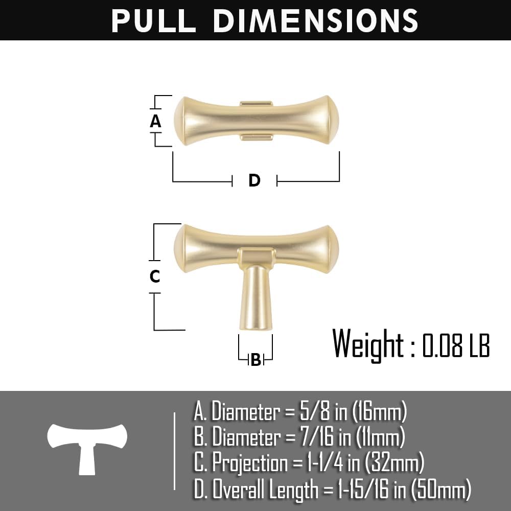 Miaokesen 6652TLS-DK Cabinet-Knobs - View #2