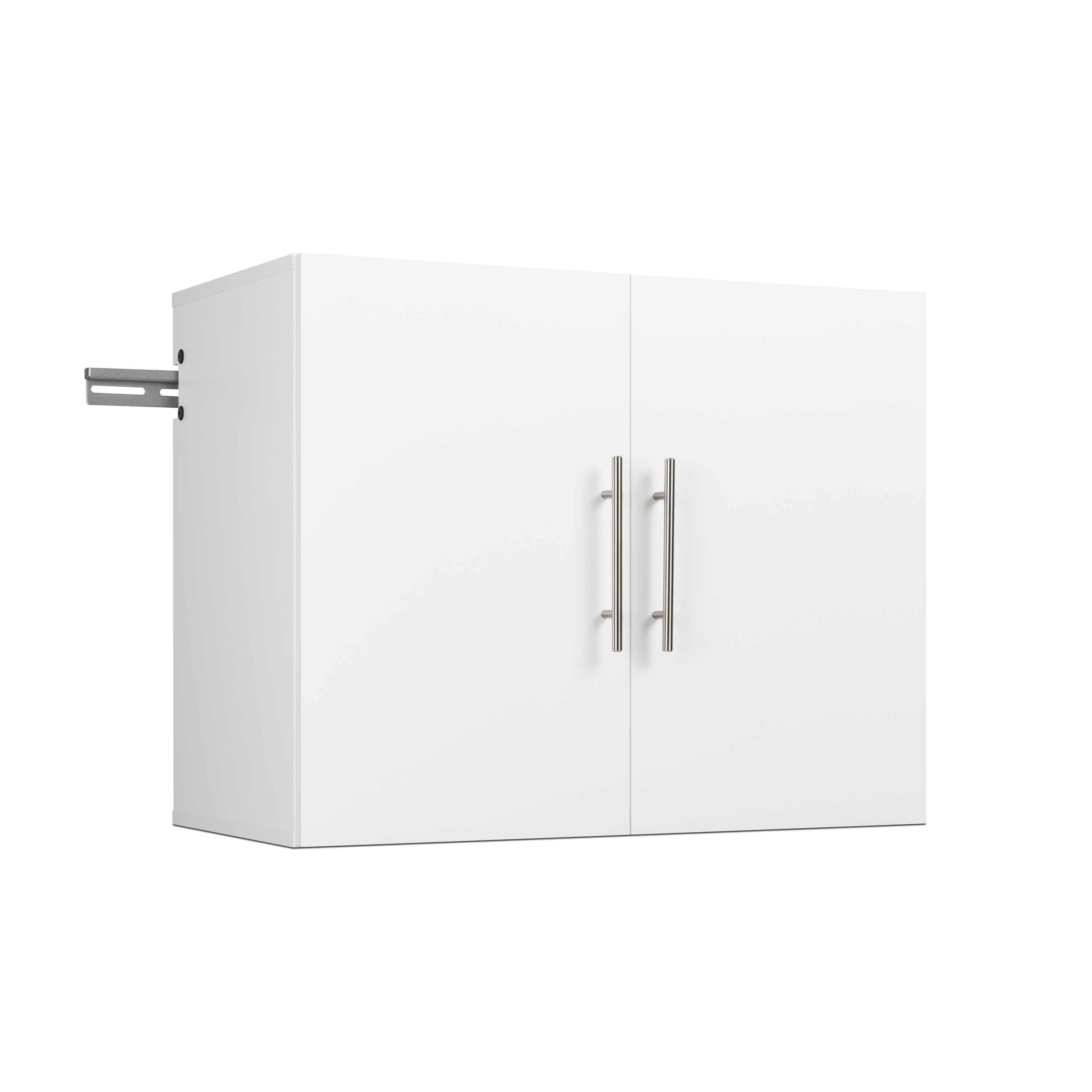 Prepac HangUps Composite Wood Wall-mounted Garage Cabinet in White
