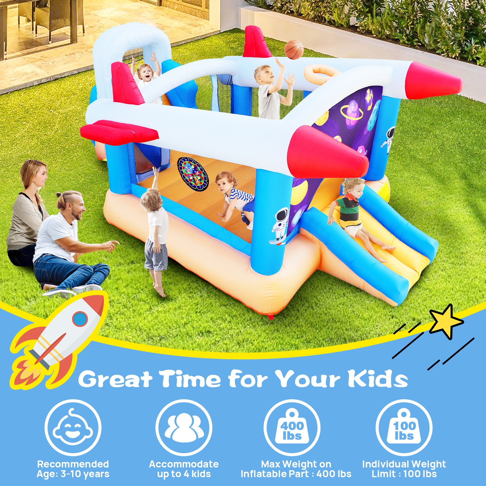 Xspracer ML-BH480 Bounce-Houses - View #3