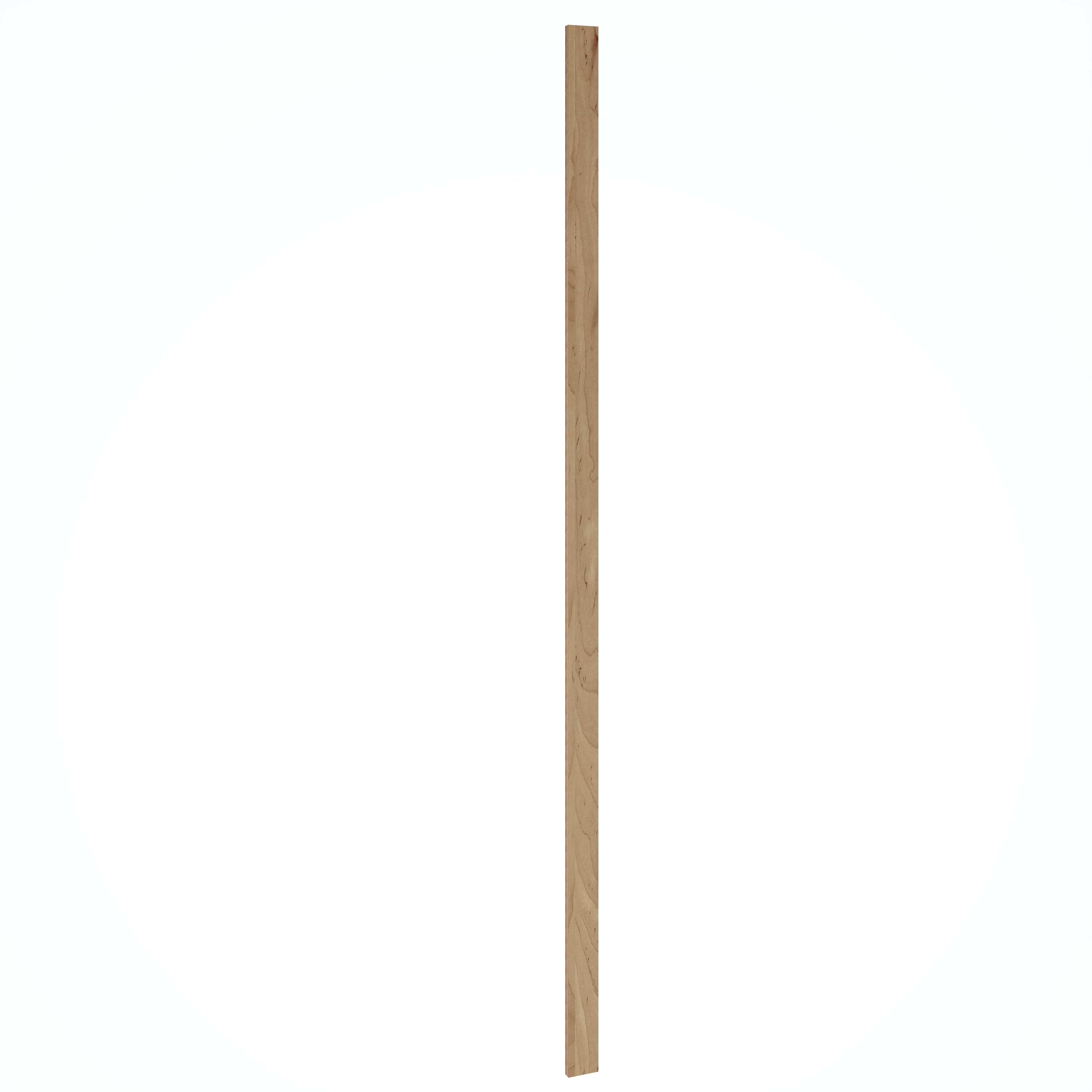 Diamond Express 62K-TF396FH Cabinet Fill Strip 3-in W x 96-in H x 0.75 D Coastline Brown Stained