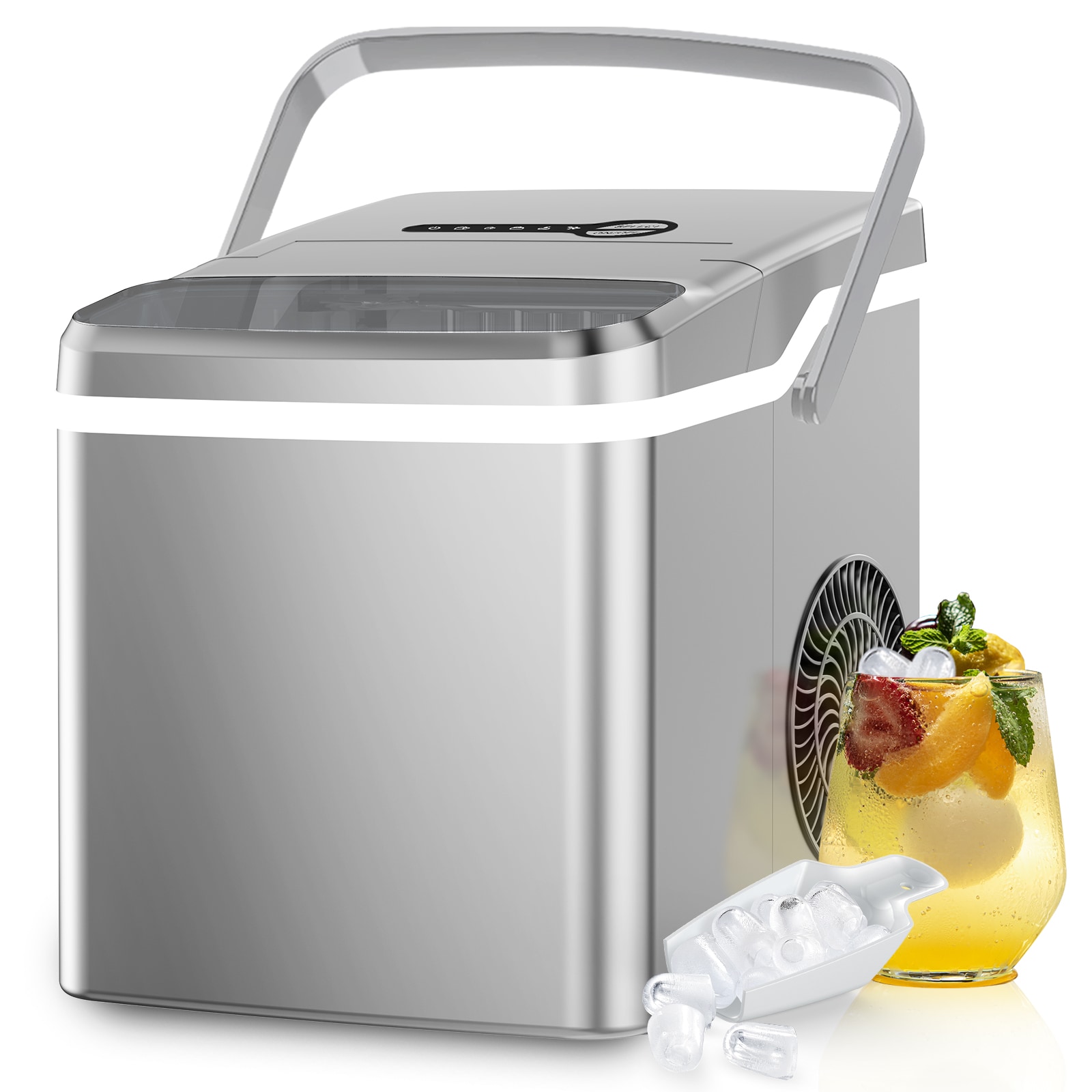 COWSAR LSZ47IM01HG 26-lbs. Ice Per day Bullet Ice Maker ( Grey )