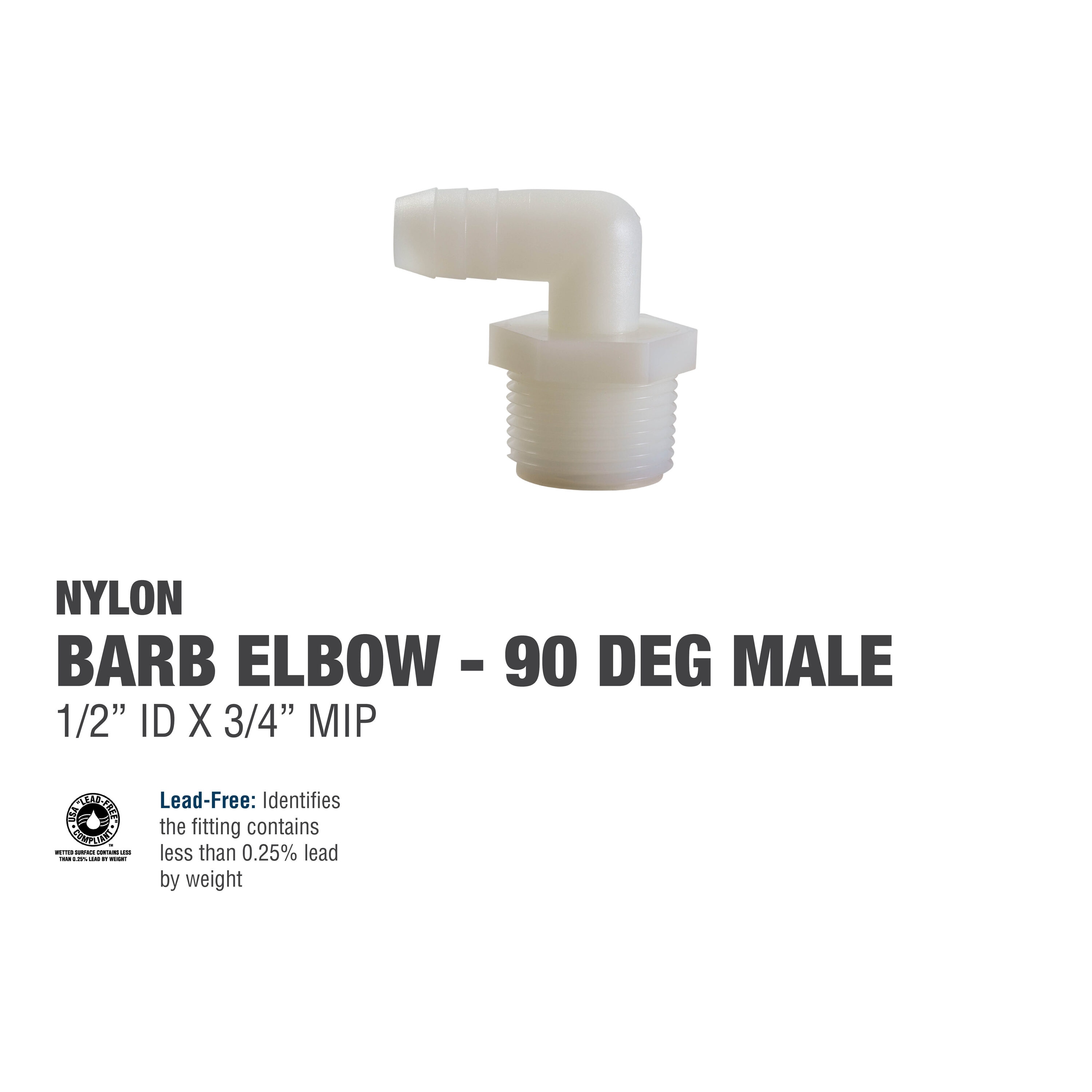 Proline Series NHB-592B Brass-Plastic-Fittings - View #4