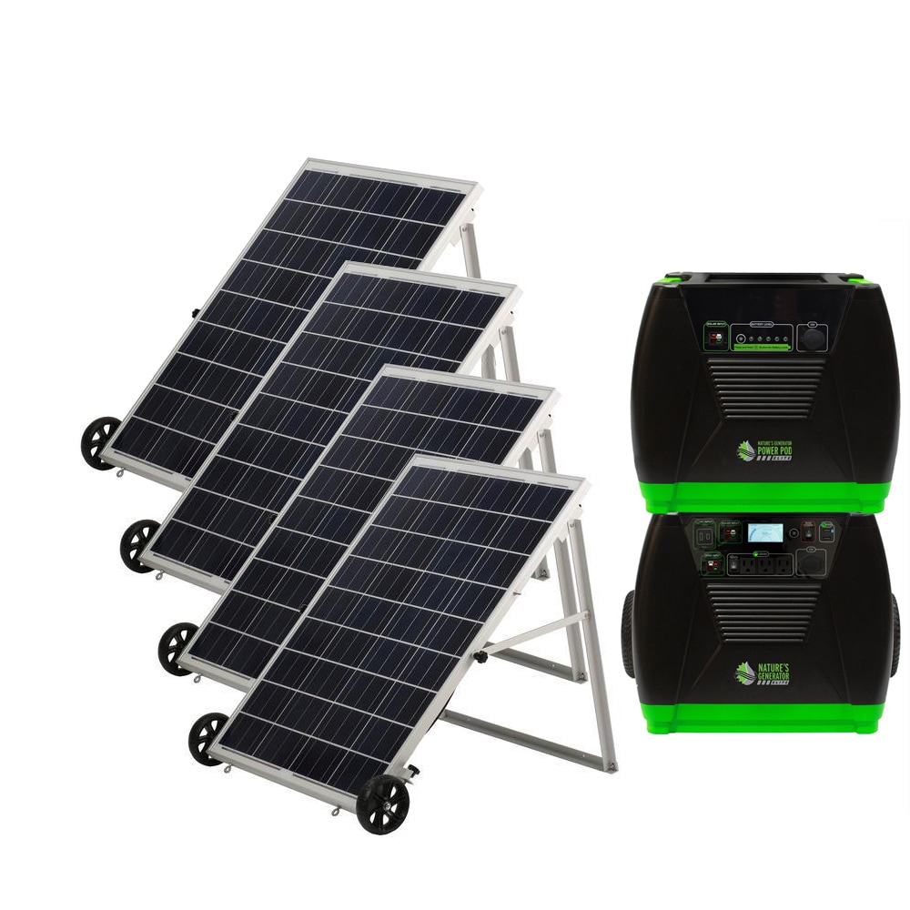 NATURE S GENERATOR Elite 2800 Watt Portable Power Station 4 Solar