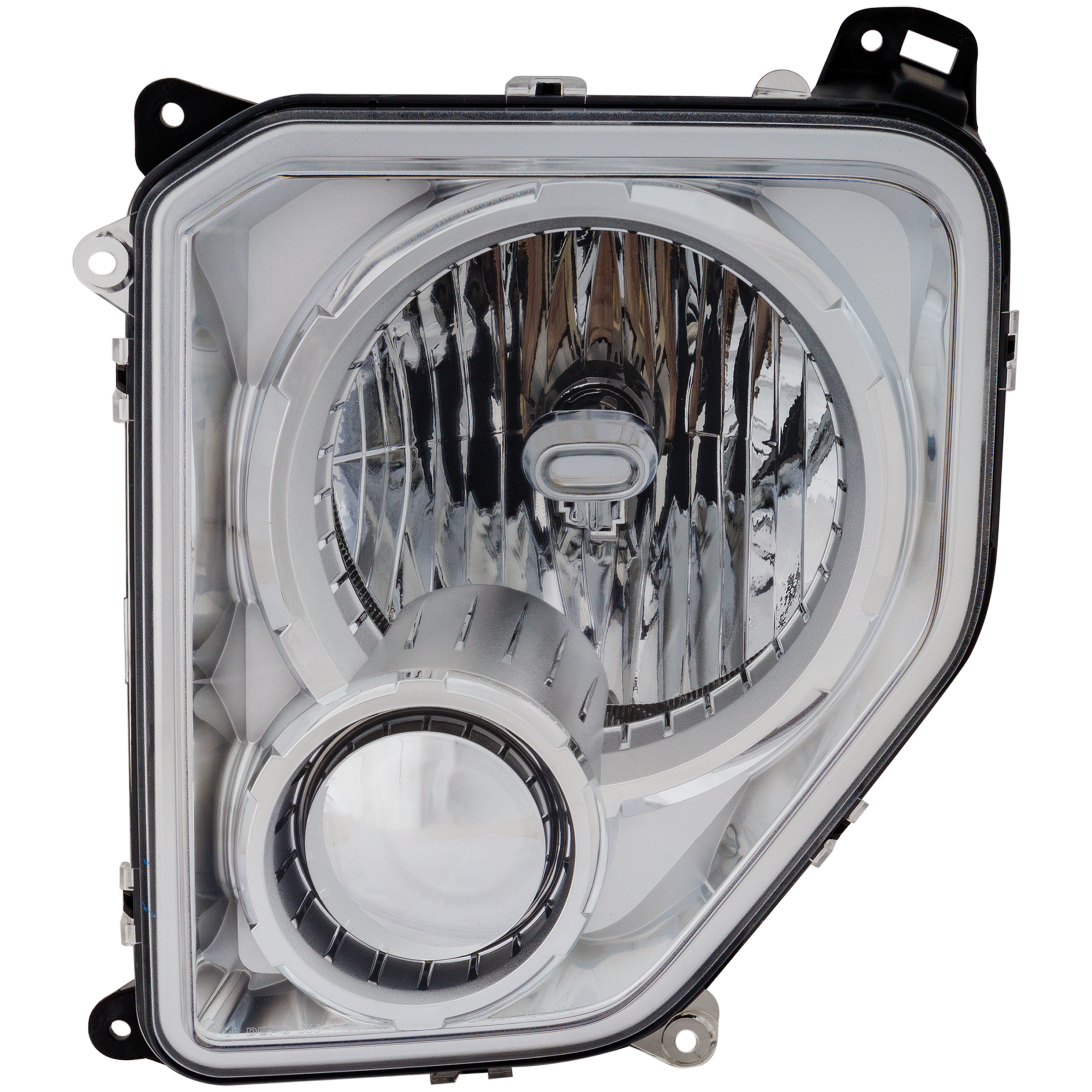 Garage-Pro GPRJ10010034A Driver Side Headlight For Jeep Liberty 2008-2012 Halogen with Bulb(s) For Models Without Black Bezel- Without Fog Lights Replaces# 57010171ae-pfm