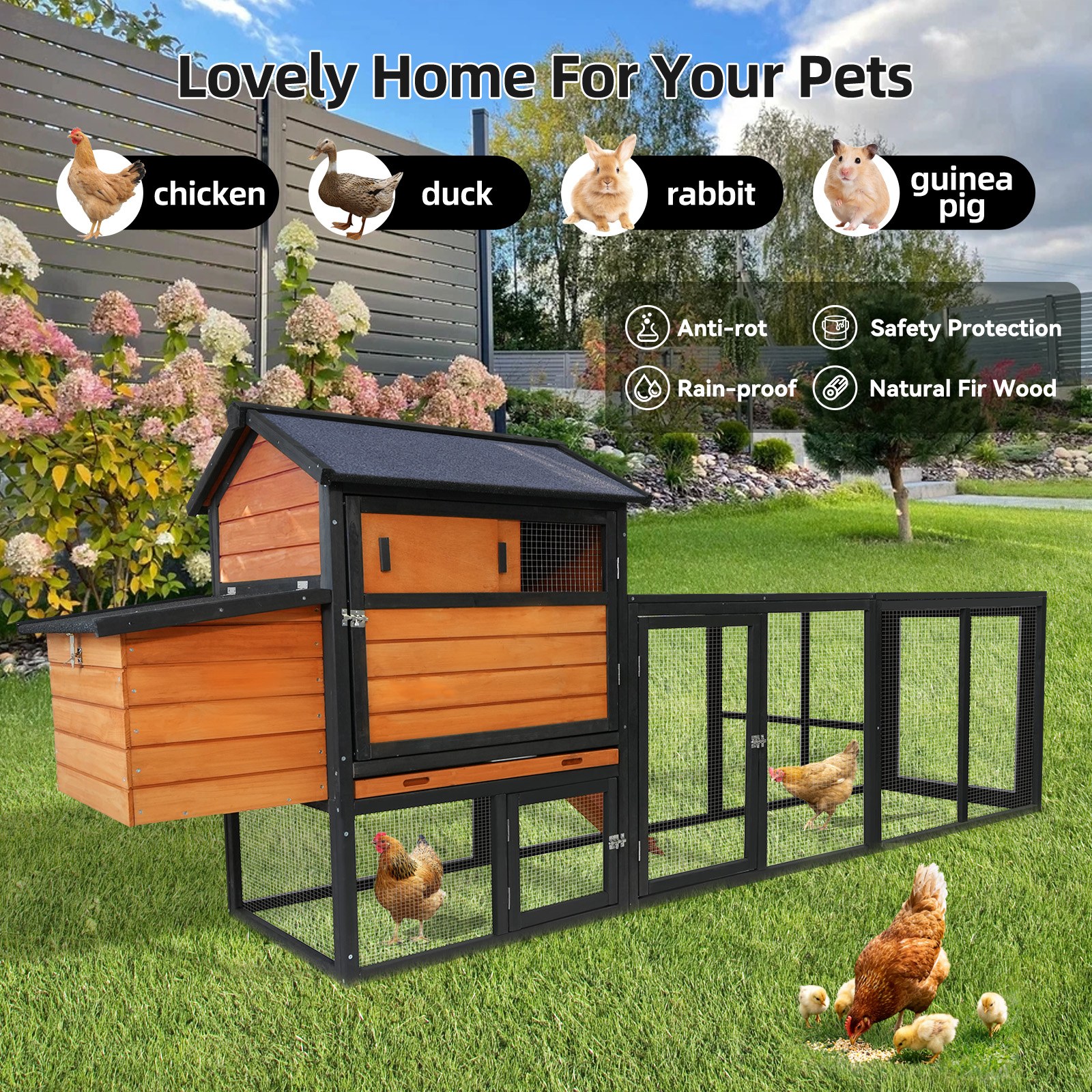 Dexmalle W2326P481095 Chicken-Coops-Rabbit-Hutches - View #2