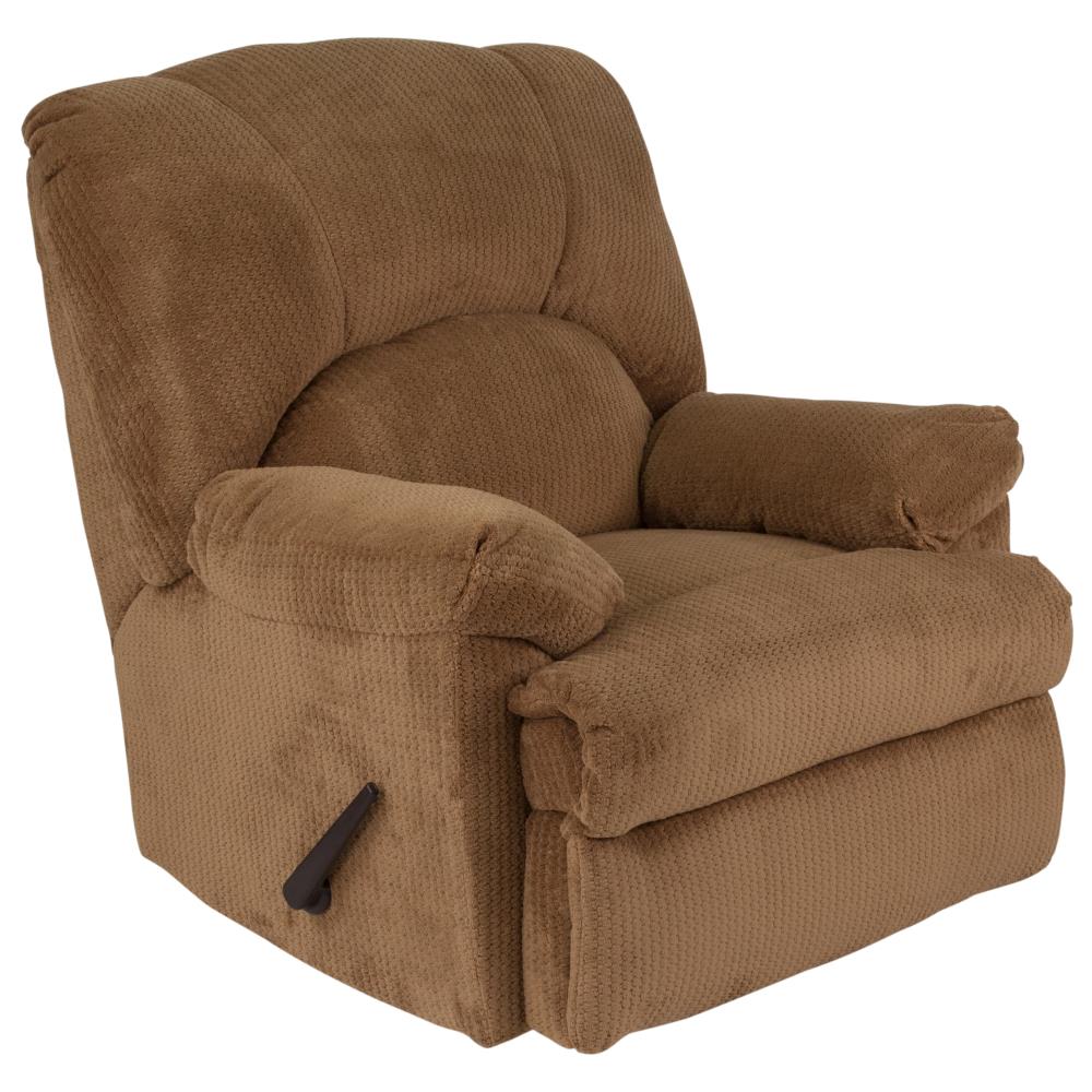 camel microfiber recliner