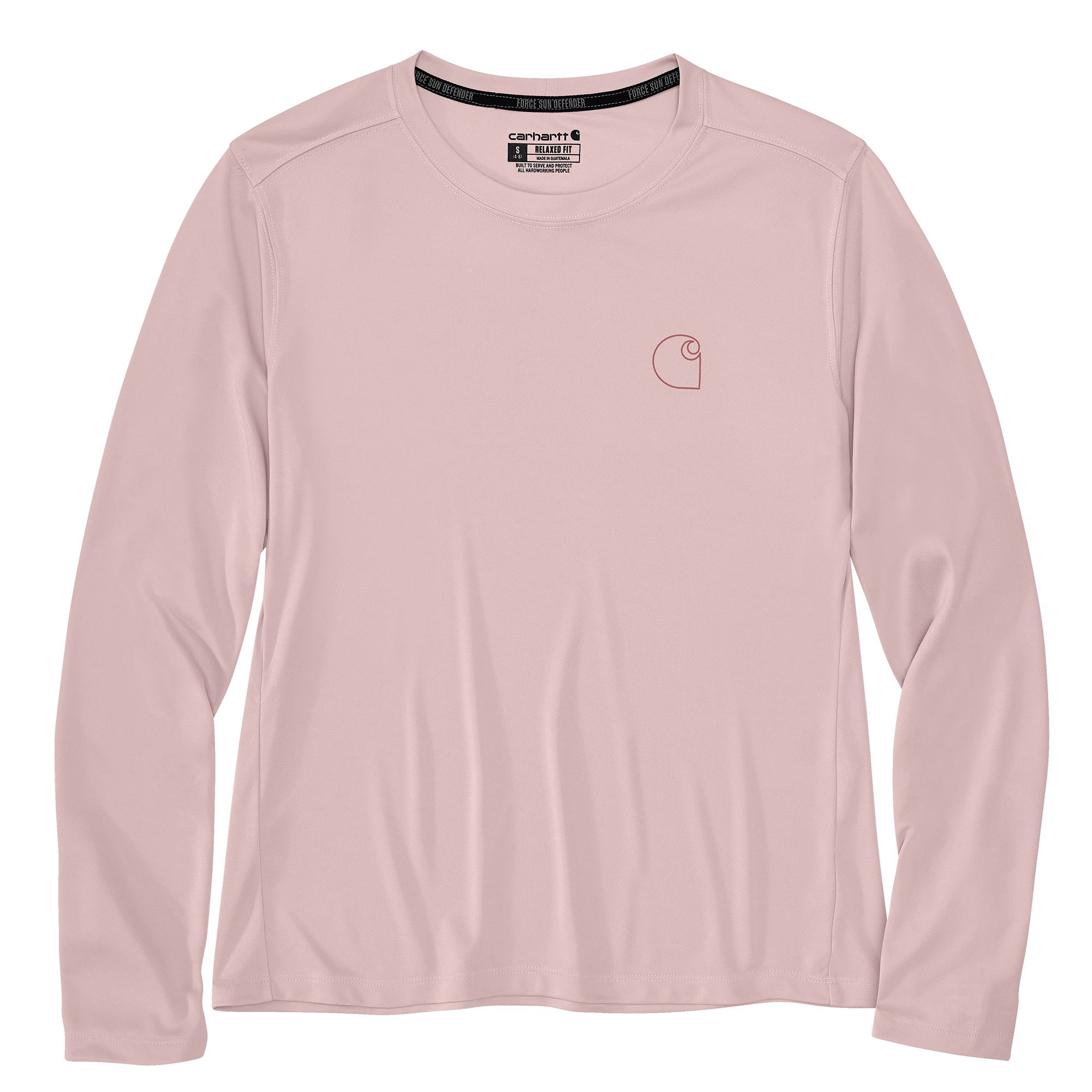 Carhartt 106632-P52XLREG Women's Pink Fleece Long sleeve Graphic T-shirt ( XL )