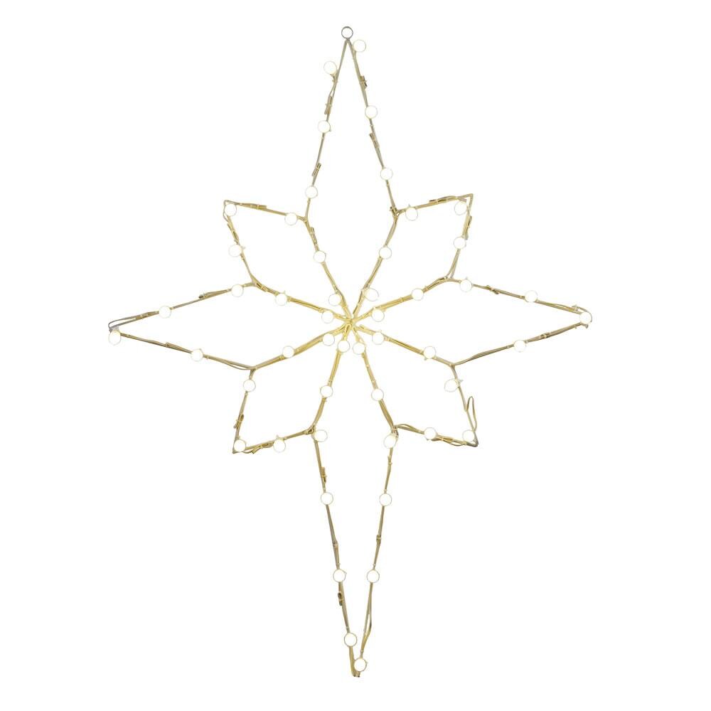Vickerman V146040 48-in Hanging Bethlehem Star Light Display with Multicolor LED Lights