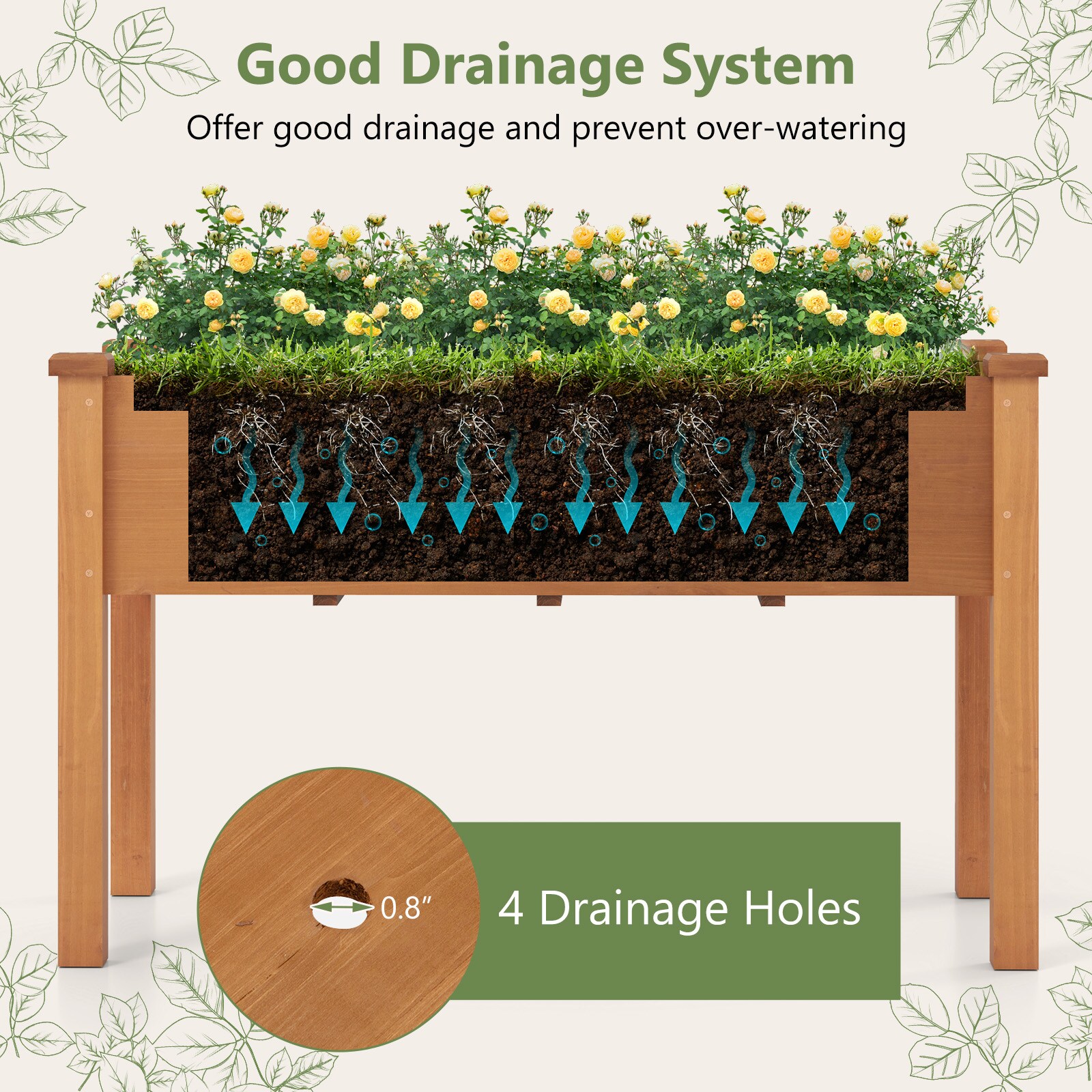 Slickblue D-CO-NB0824TG Raised-Garden-Beds - View #8