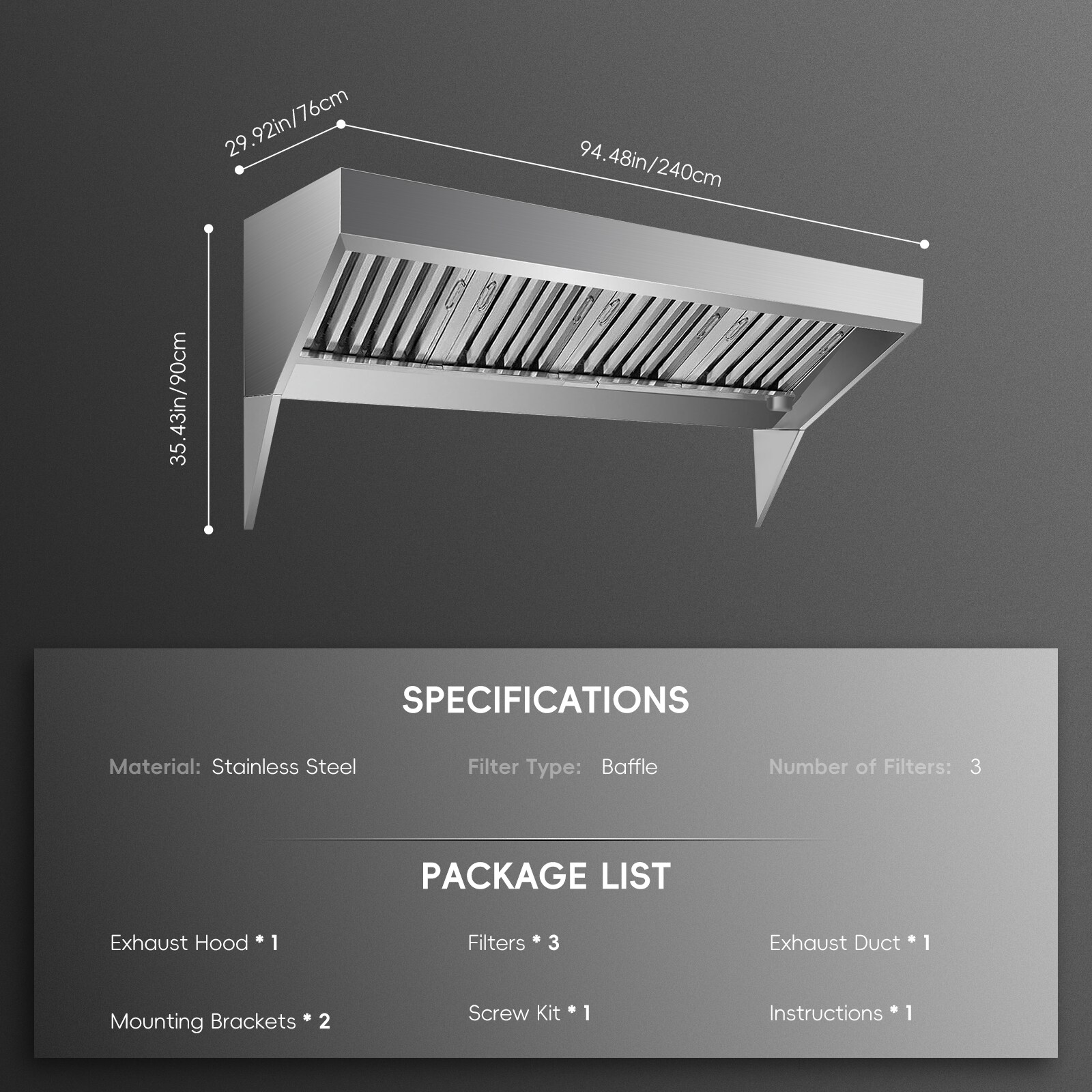 DEXSO CHU-P-DC79TK7VAA3ZZ Wall-Mounted-Range-Hoods - View #2