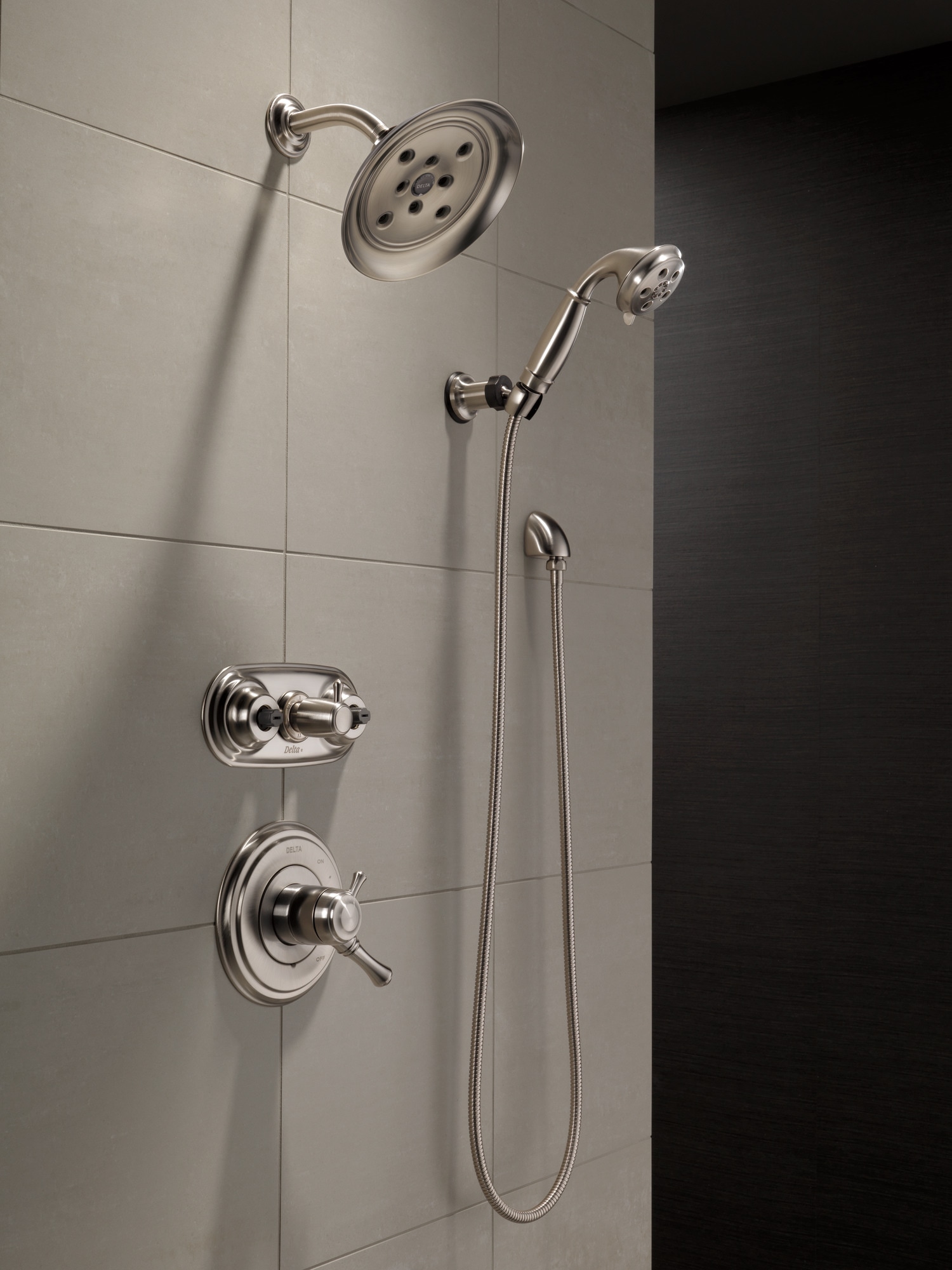 Delta T17097-SS Bath-Shower-Facc - View #5