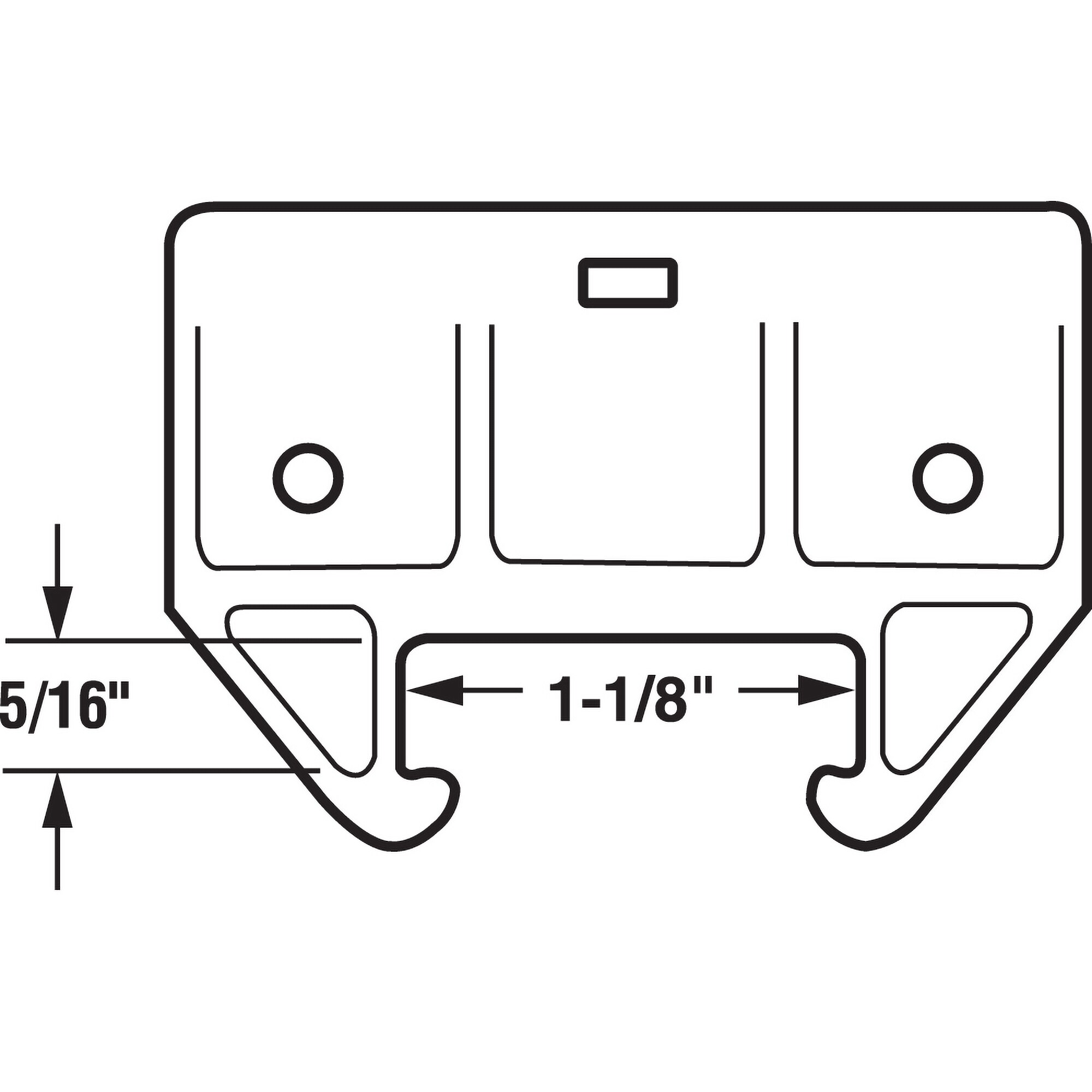 Prime-Line R 7085 Drawer-Hardware - View #2