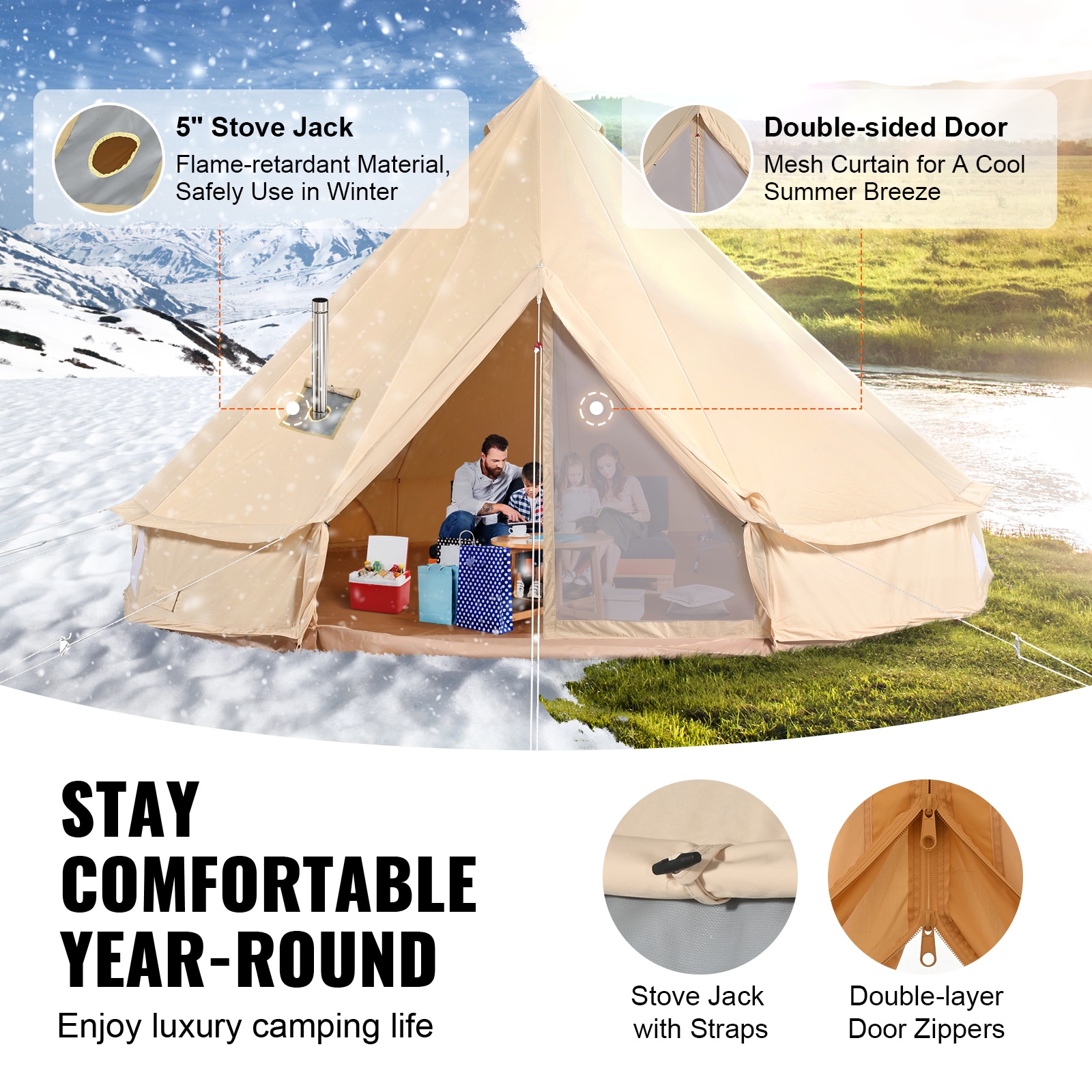 VEVOR ZPMGB7MMBK0000001V0 tents - View #4