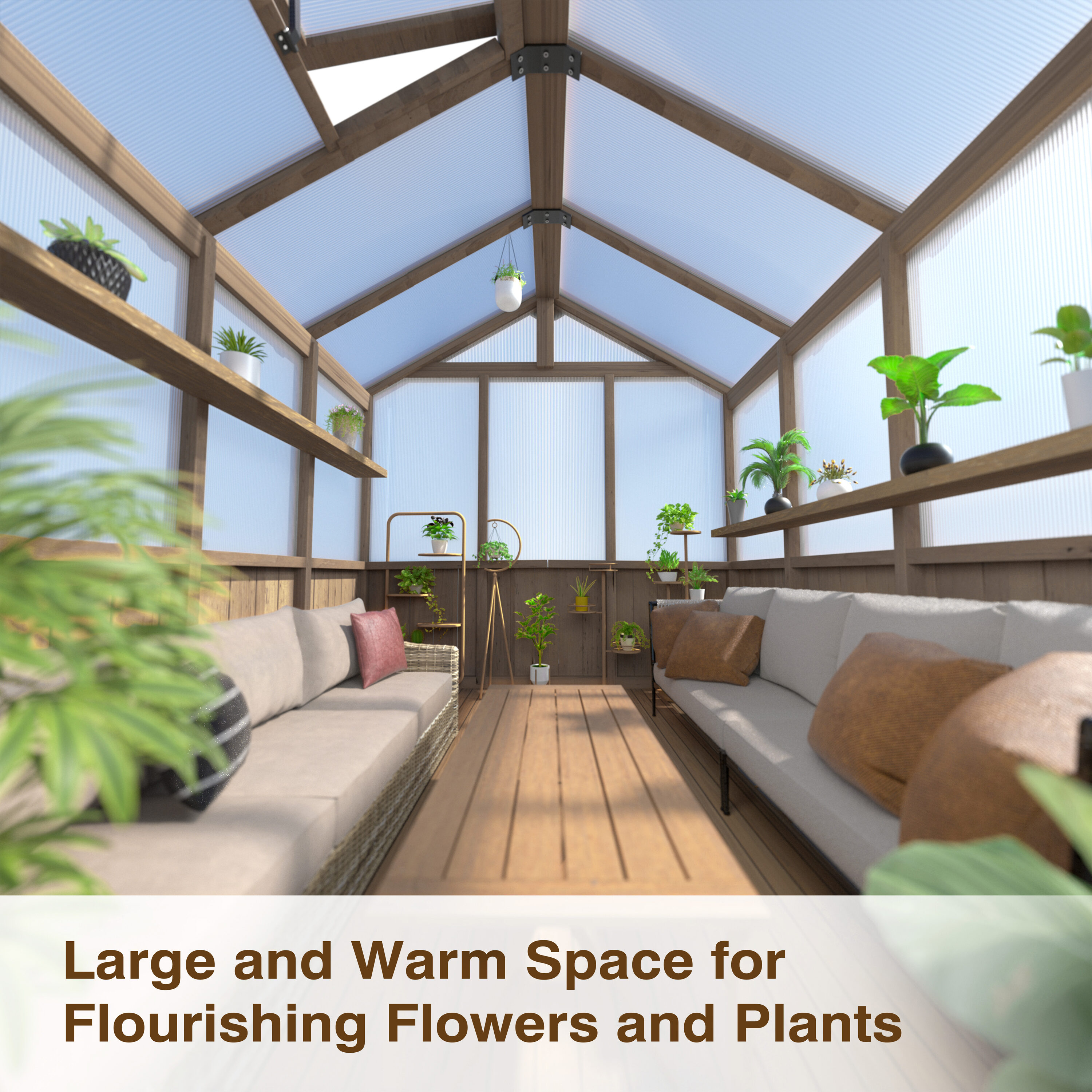 VEIKOUS PG0101-WD-01 greenhouses - View #7