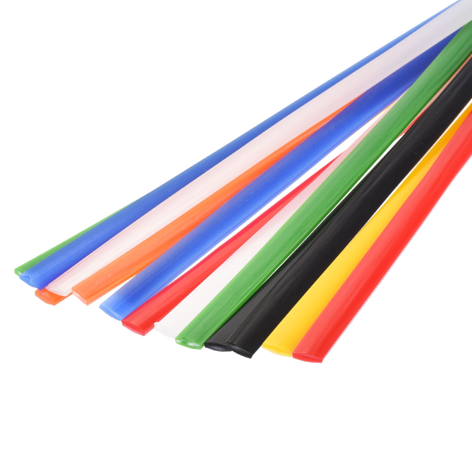 Unique Bargains 14pcs 10 Inch Plastic Welding Rods HDPE Welding Strips Welder Rods for Plastic Welder Car Bumper Kayak Repair