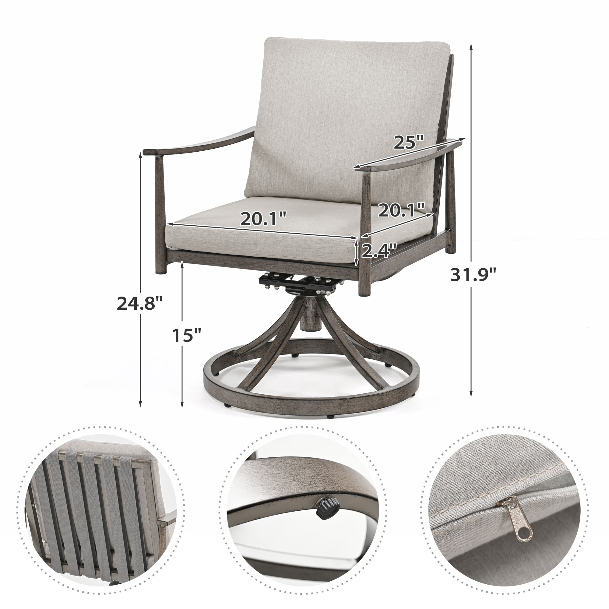  EL-CZ5-GG-B2-WL3 Patio-Dining-Sets - View #3